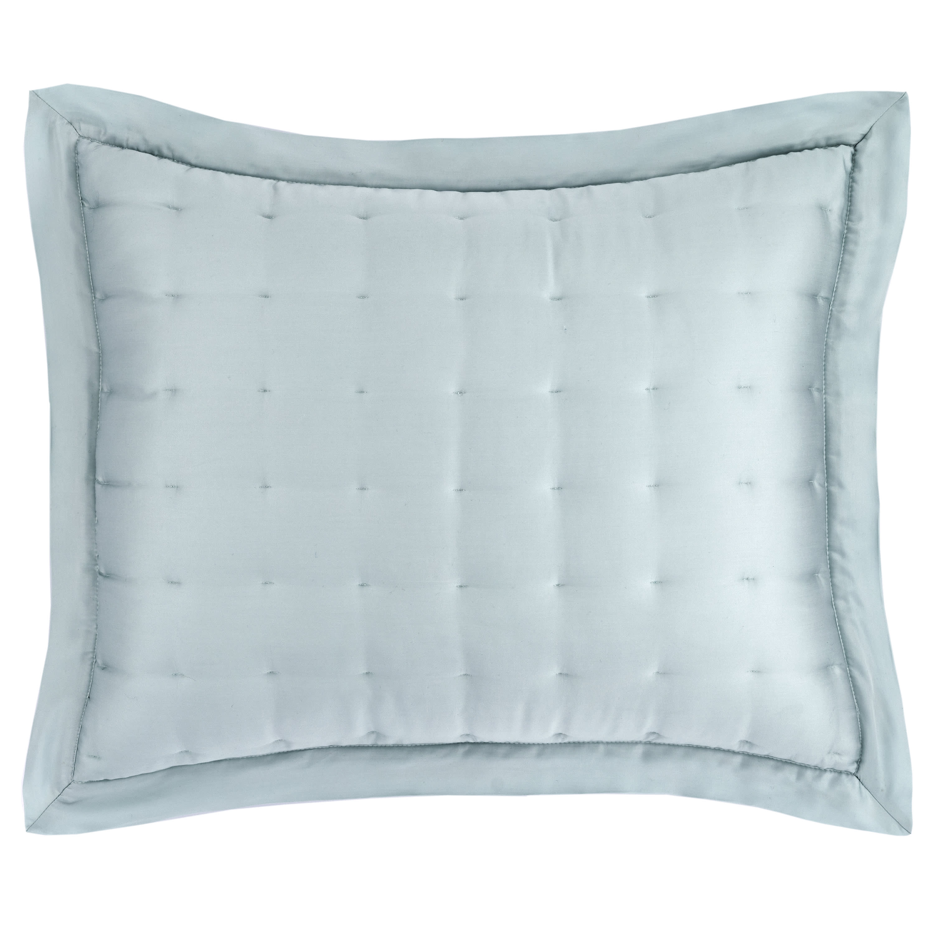 Silken Solid Puff Sham | Robin's Egg Blue - Image 2