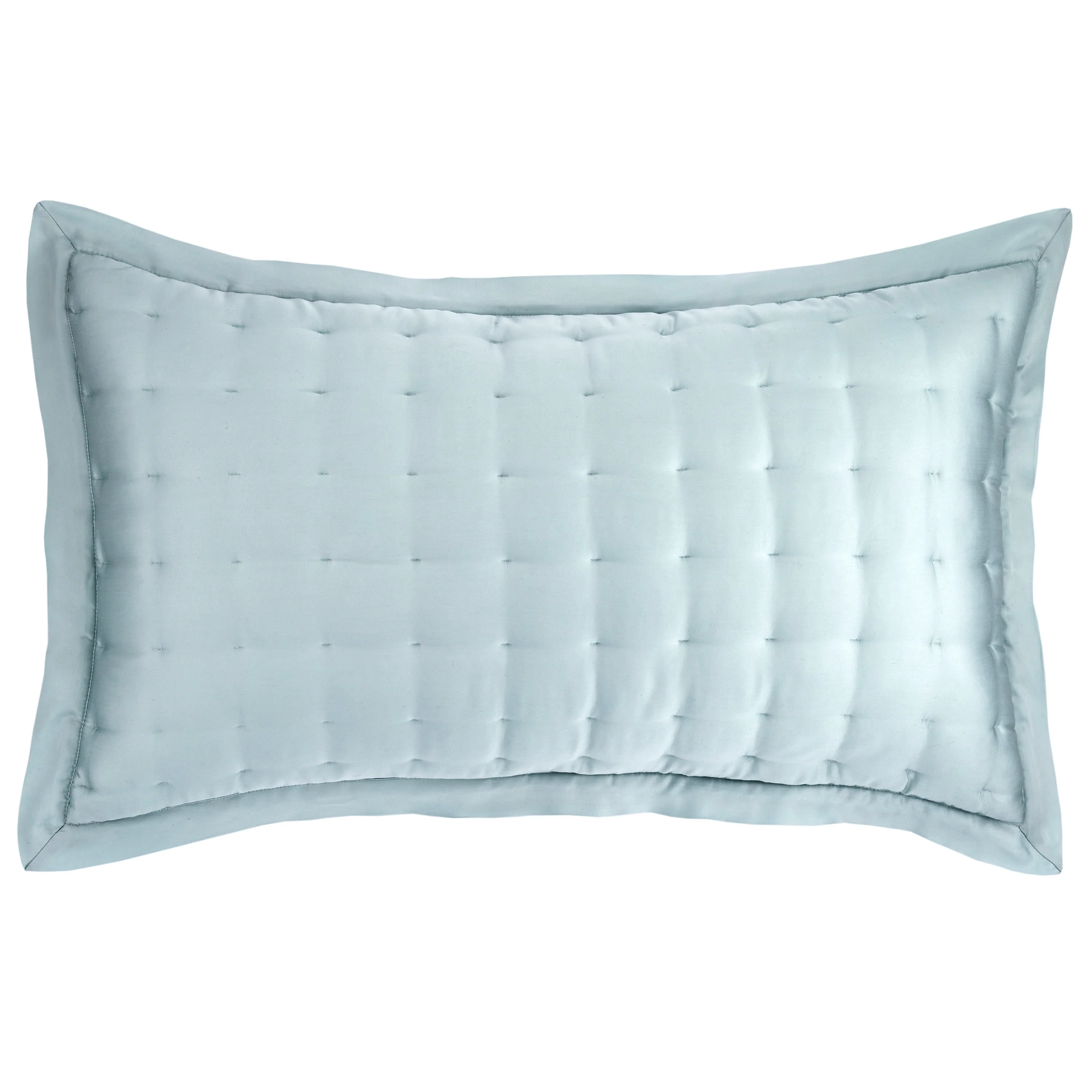 Silken Solid Puff Sham | Robin's Egg Blue - Image 3