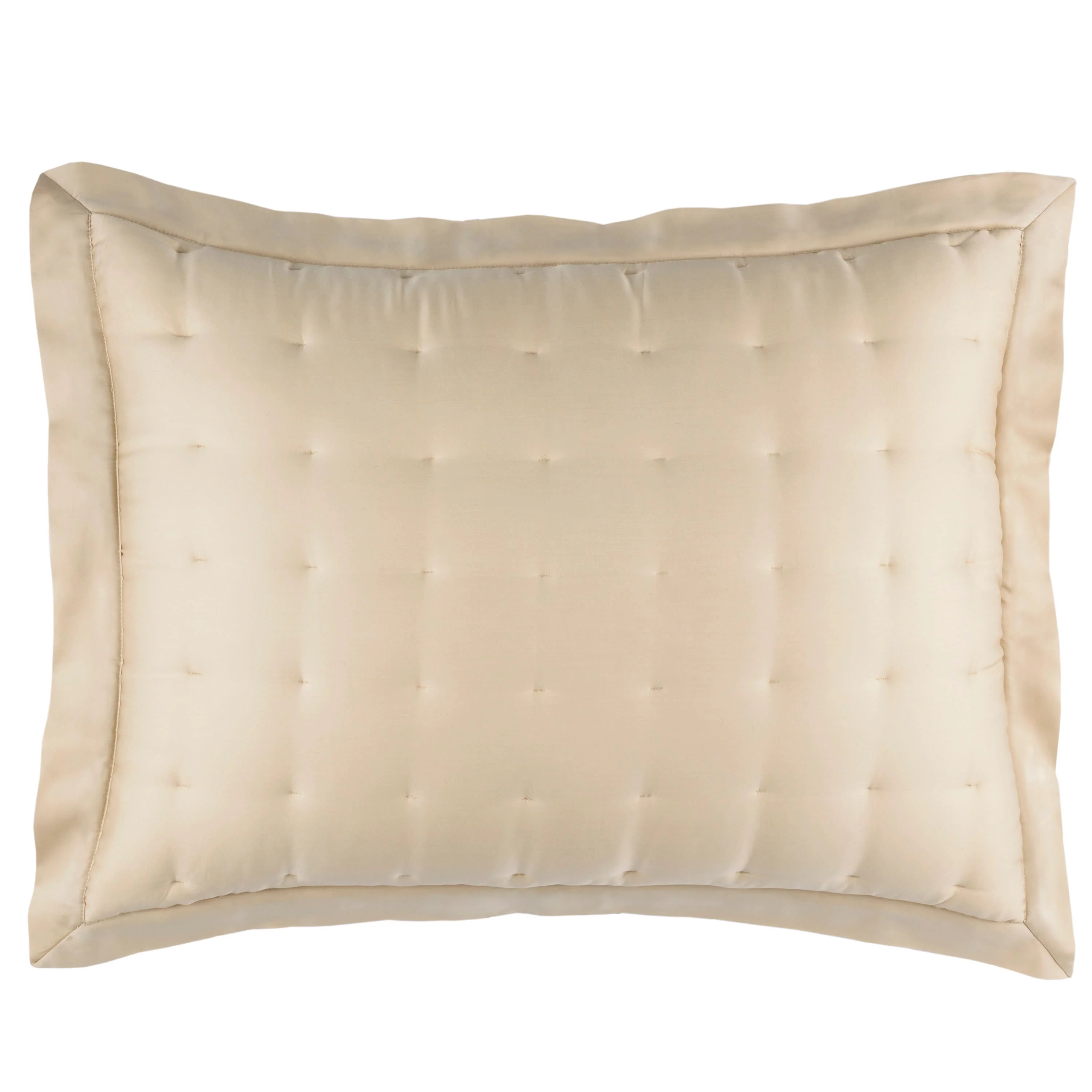 Silken Solid Puff Sham | Sand - Image 4