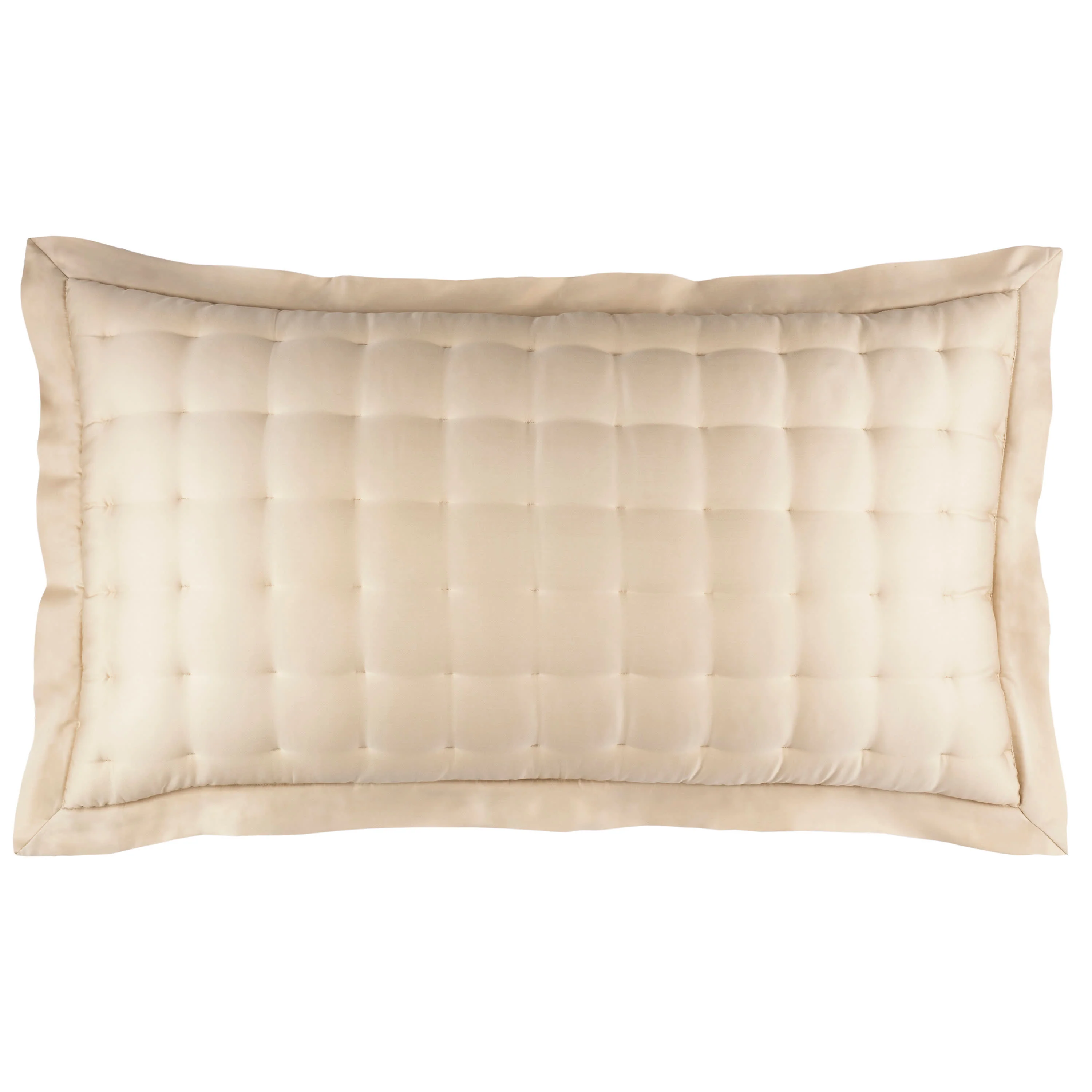 Silken Solid Puff Sham | Sand - Image 5
