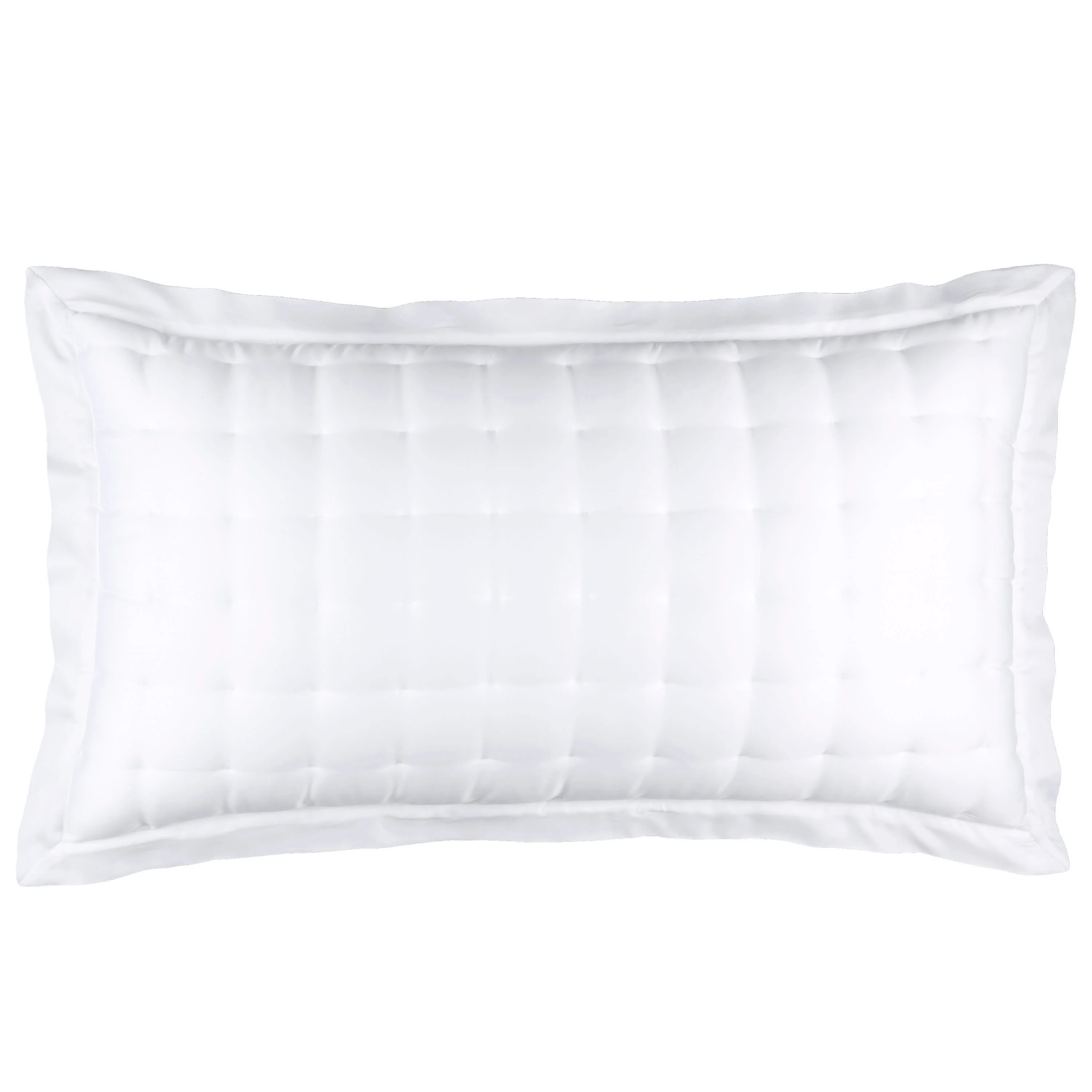 Silken Solid Puff Sham | White - Image 4