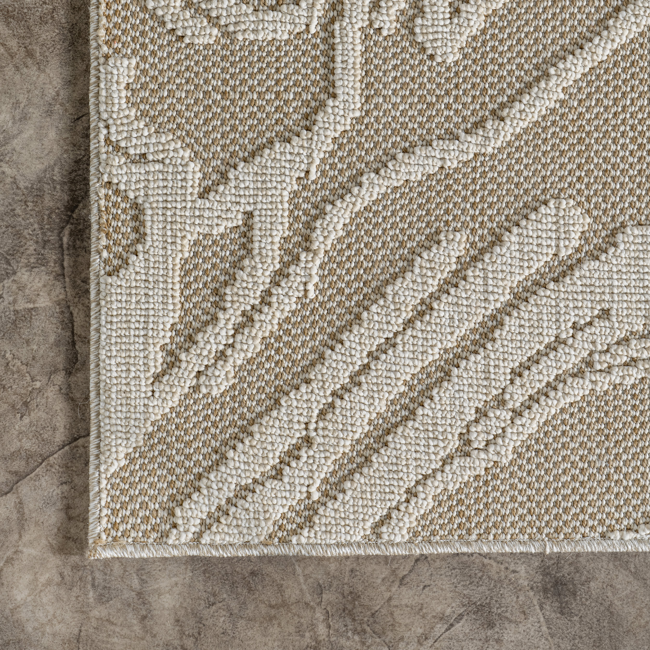 Simona Indoor/Outdoor Sisal Rug | Beige - Image 3