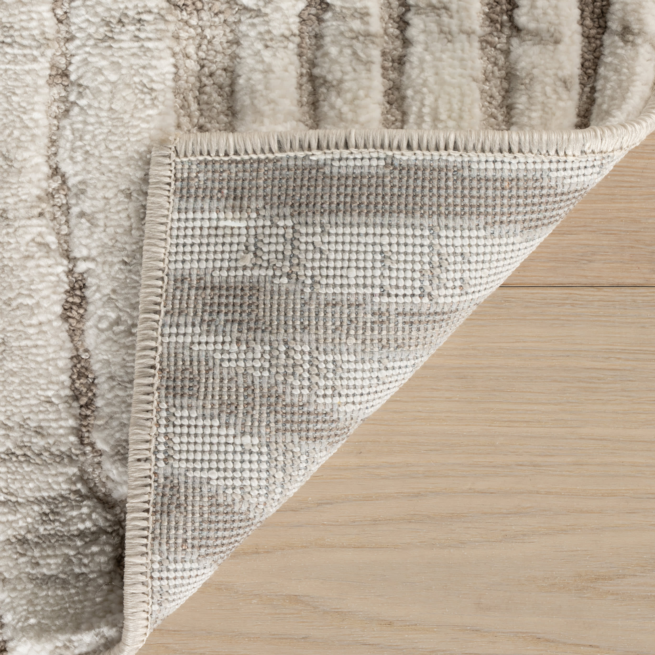 Siroc Modern Abstract Rug | Ivory - Image 8