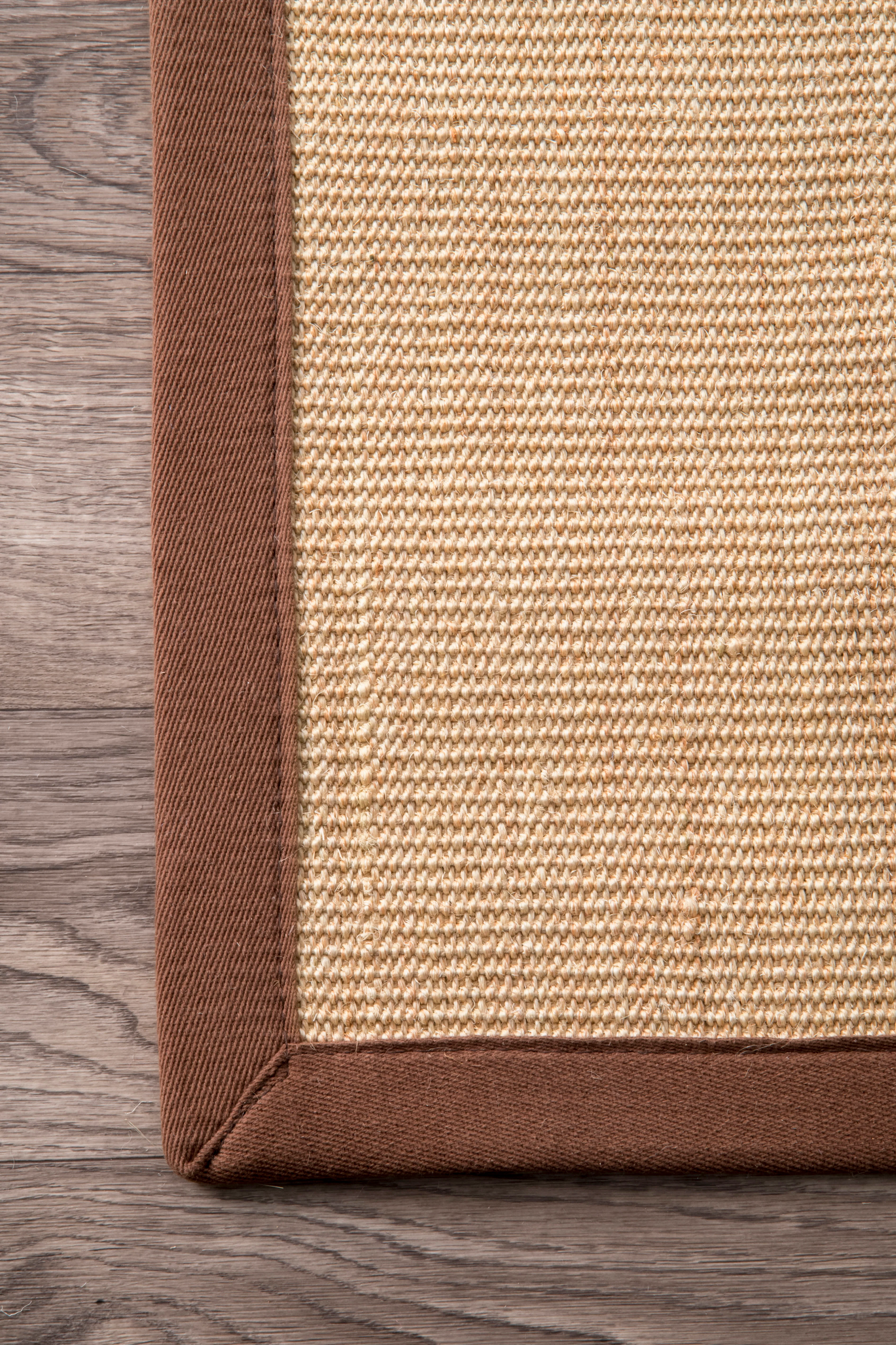 Sisal Border Rug | Brown - Image 3