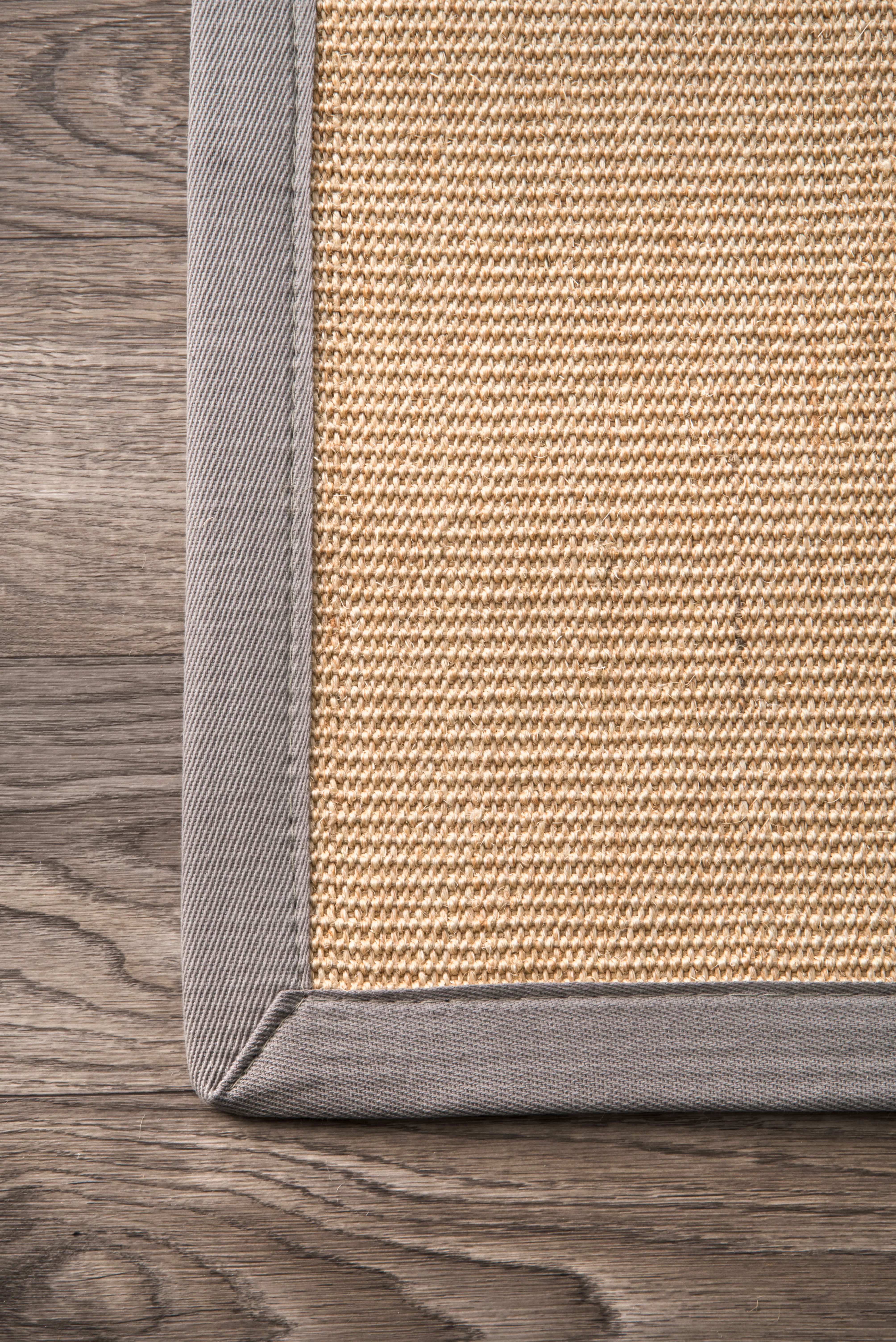 Sisal Border Rug | Light Grey - Image 3