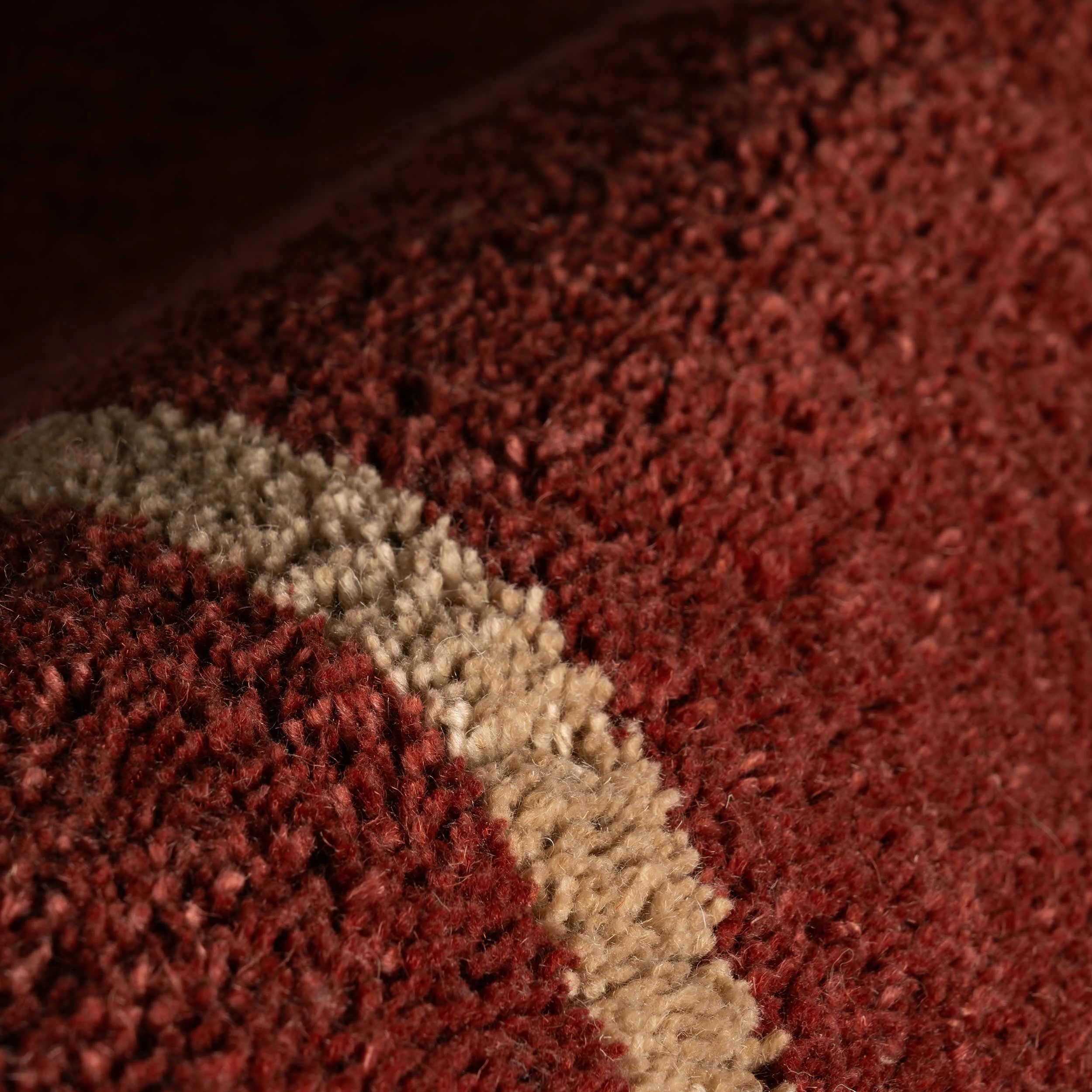 Sivra Bordered Rug | Maroon - Image 8
