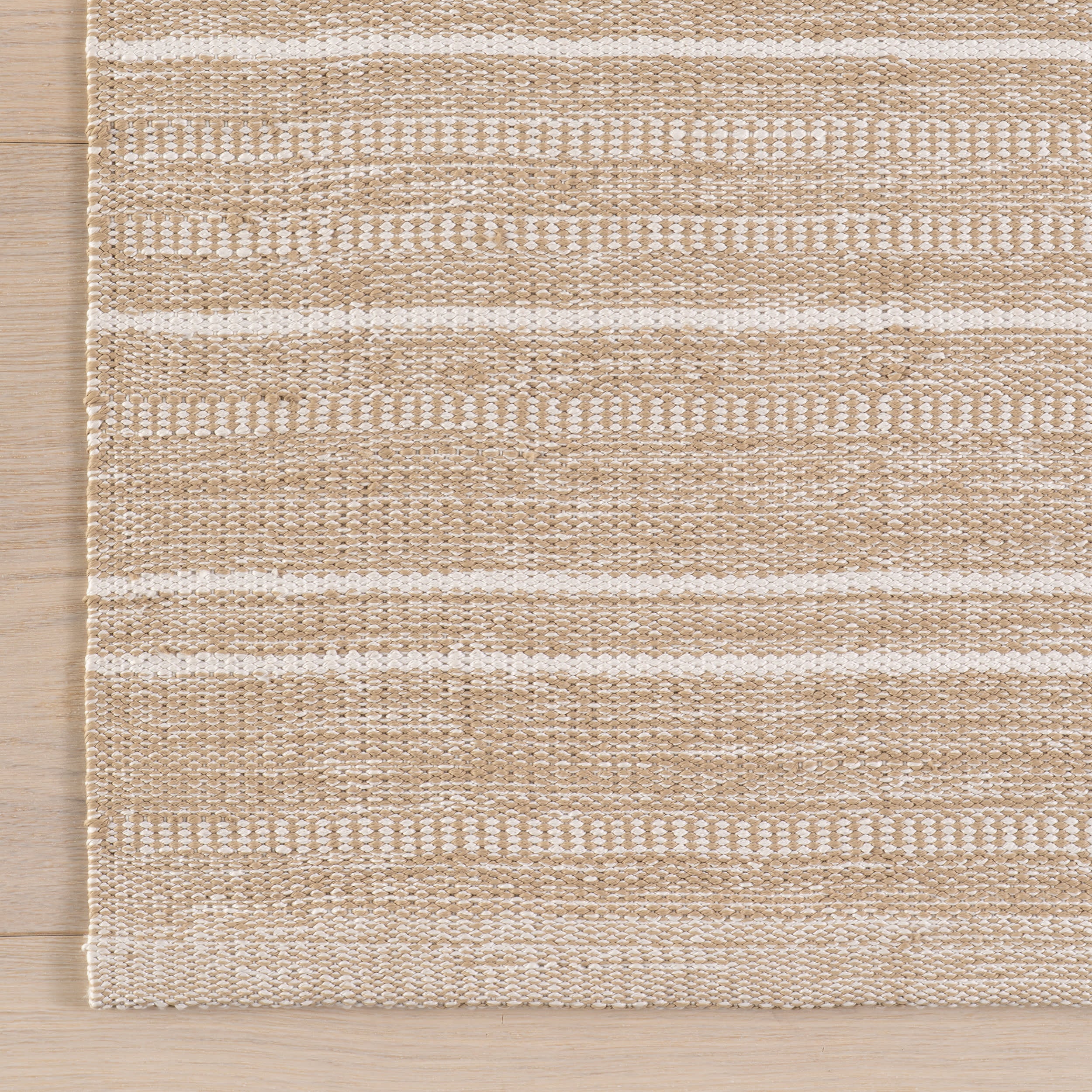 Skipper Stripe Handwoven Indoor/Outdoor Rug | Khaki - Image 8