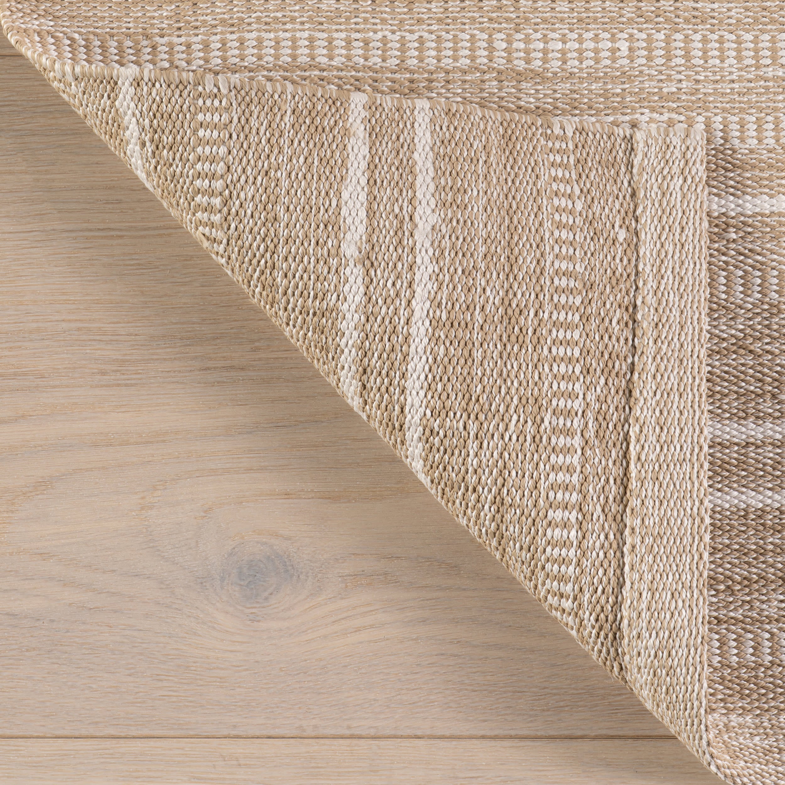 Skipper Stripe Handwoven Indoor/Outdoor Rug | Khaki - Image 9