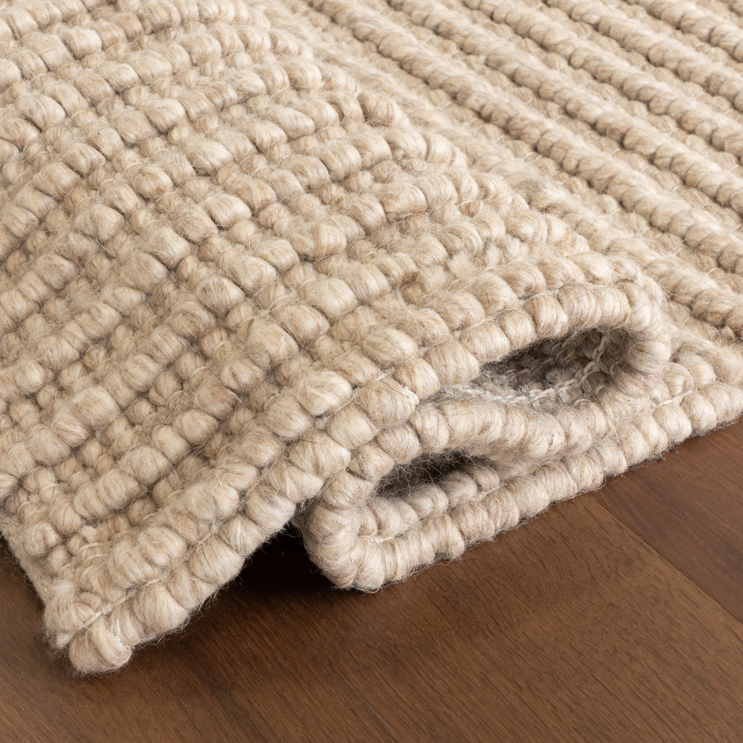 Skye Modern High-Low Rug | Beige - Image 9