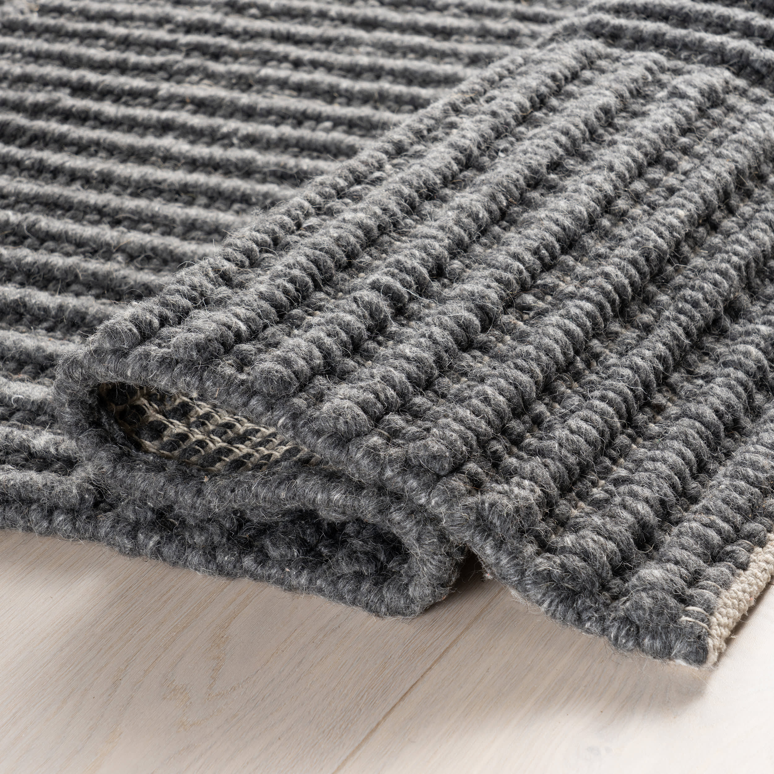Skye Modern High-Low Rug | Charcoal - Image 9