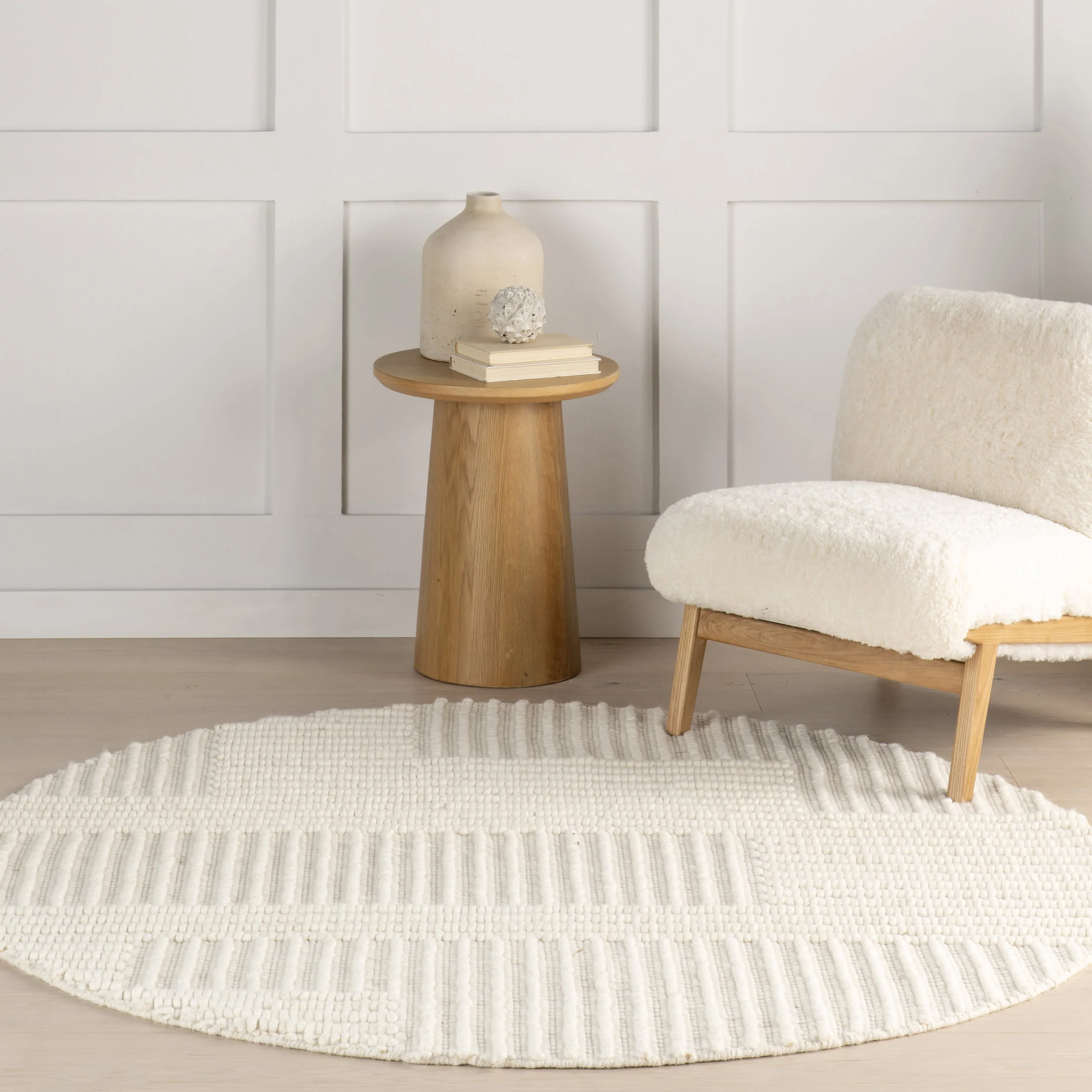 Skye Modern High-Low Rug | Ivory - Image 2