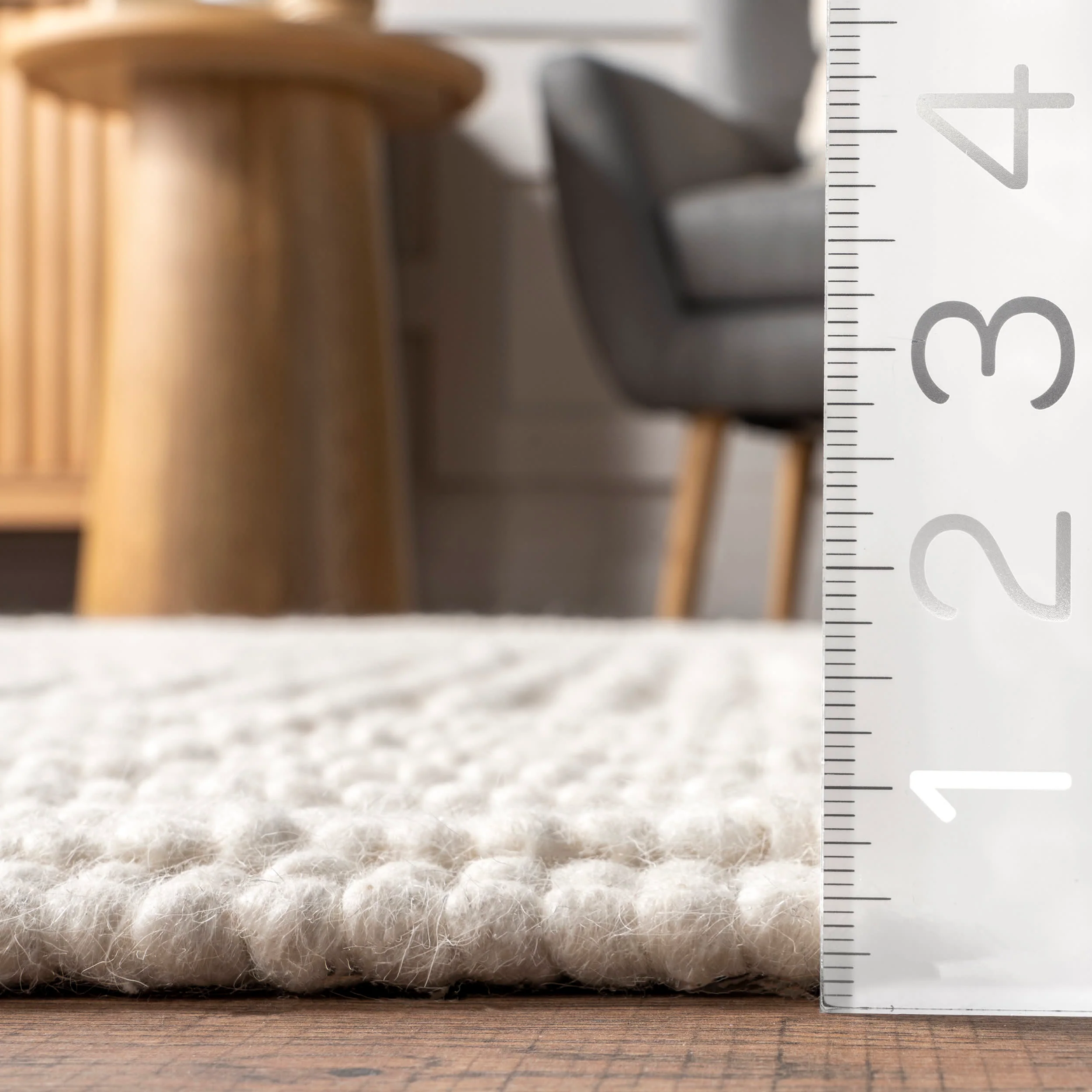 Skye Modern High-Low Rug | Ivory - Image 5