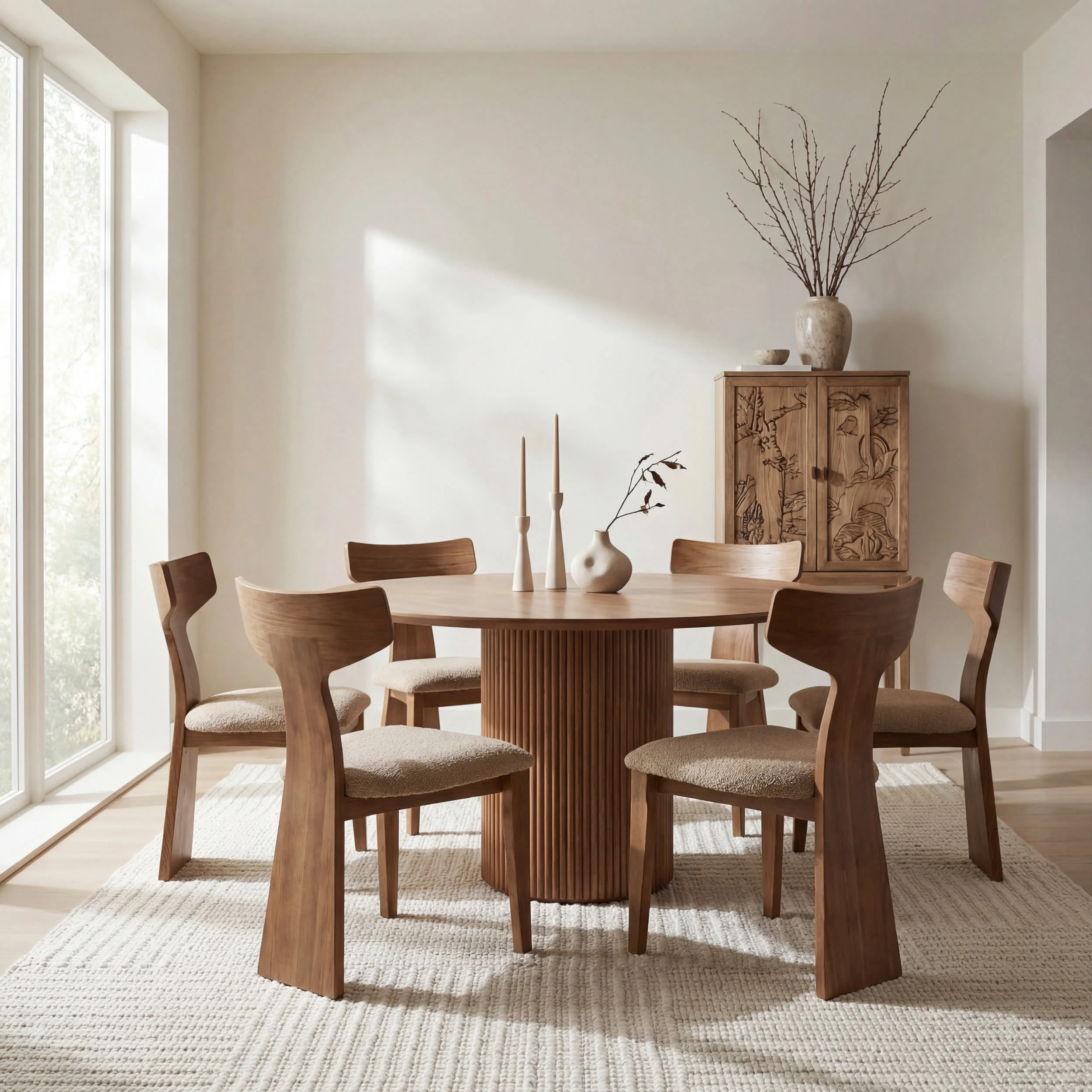 Skye Modern High-Low Rug | Ivory - Image 6