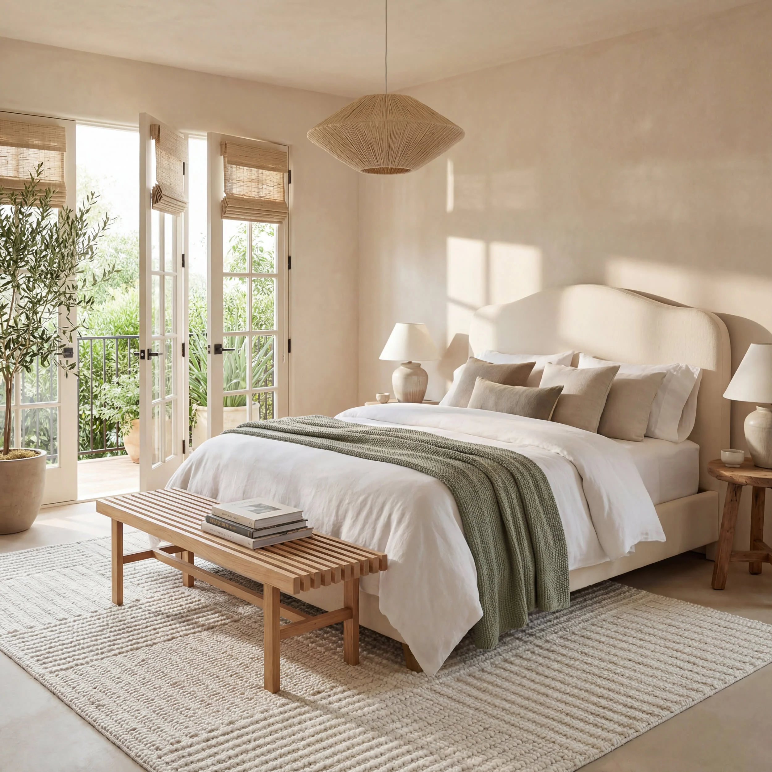 Skye Modern High-Low Rug | Ivory - Image 9