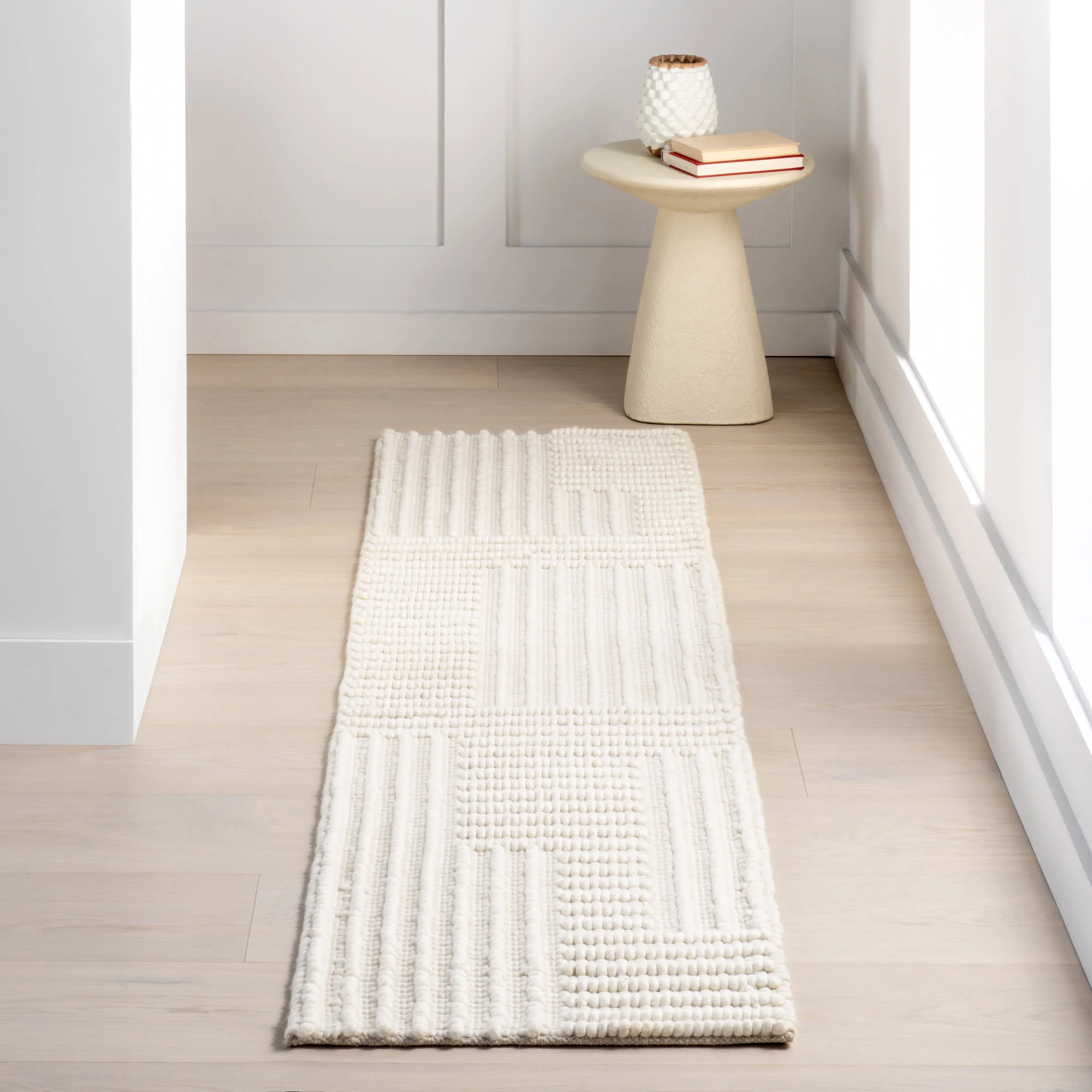 Skye Modern High-Low Rug | Ivory - Image 2