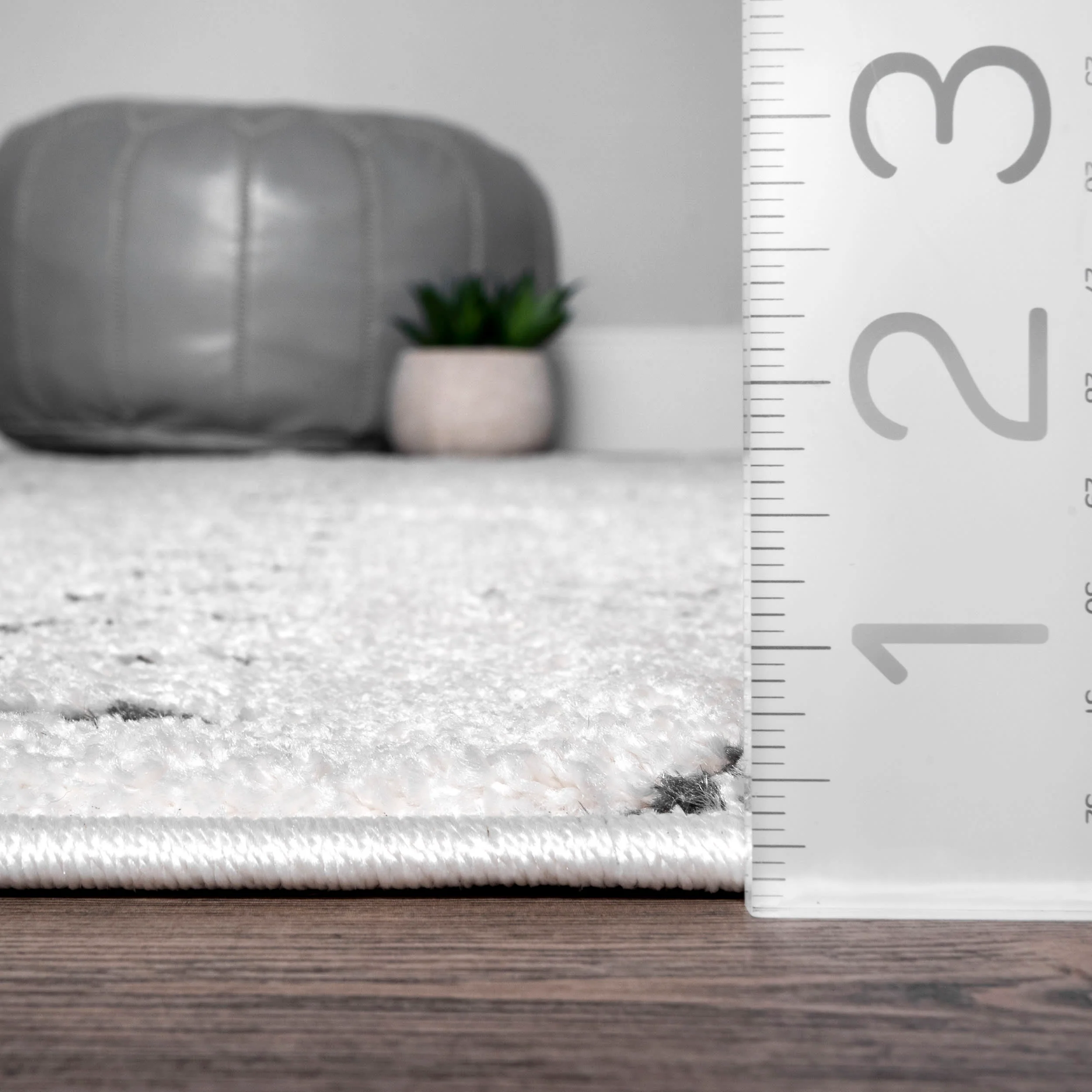 Soft Fiesta Bands Rug | Beige - Image 5