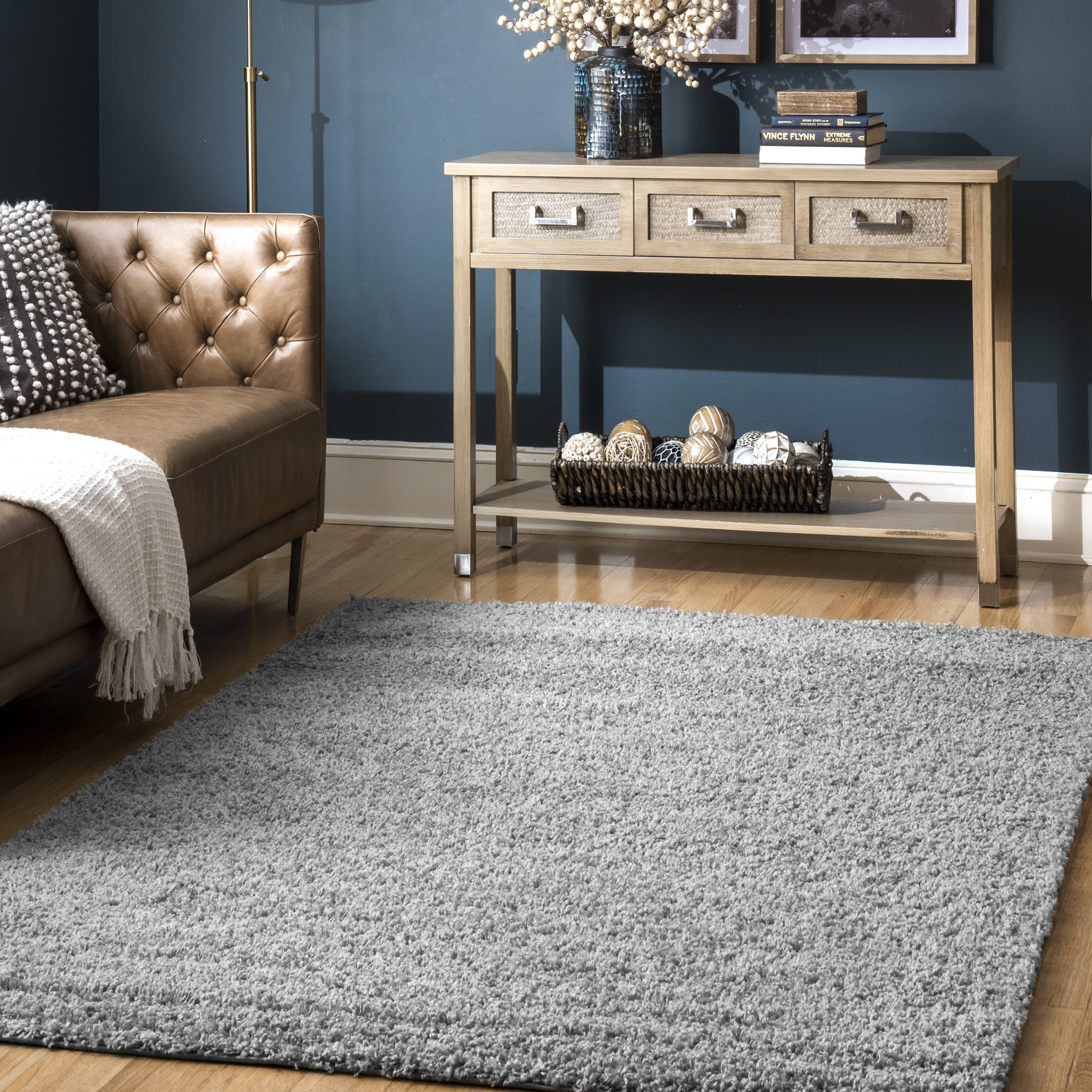 Soft Shag Rug | Grey - Image 2