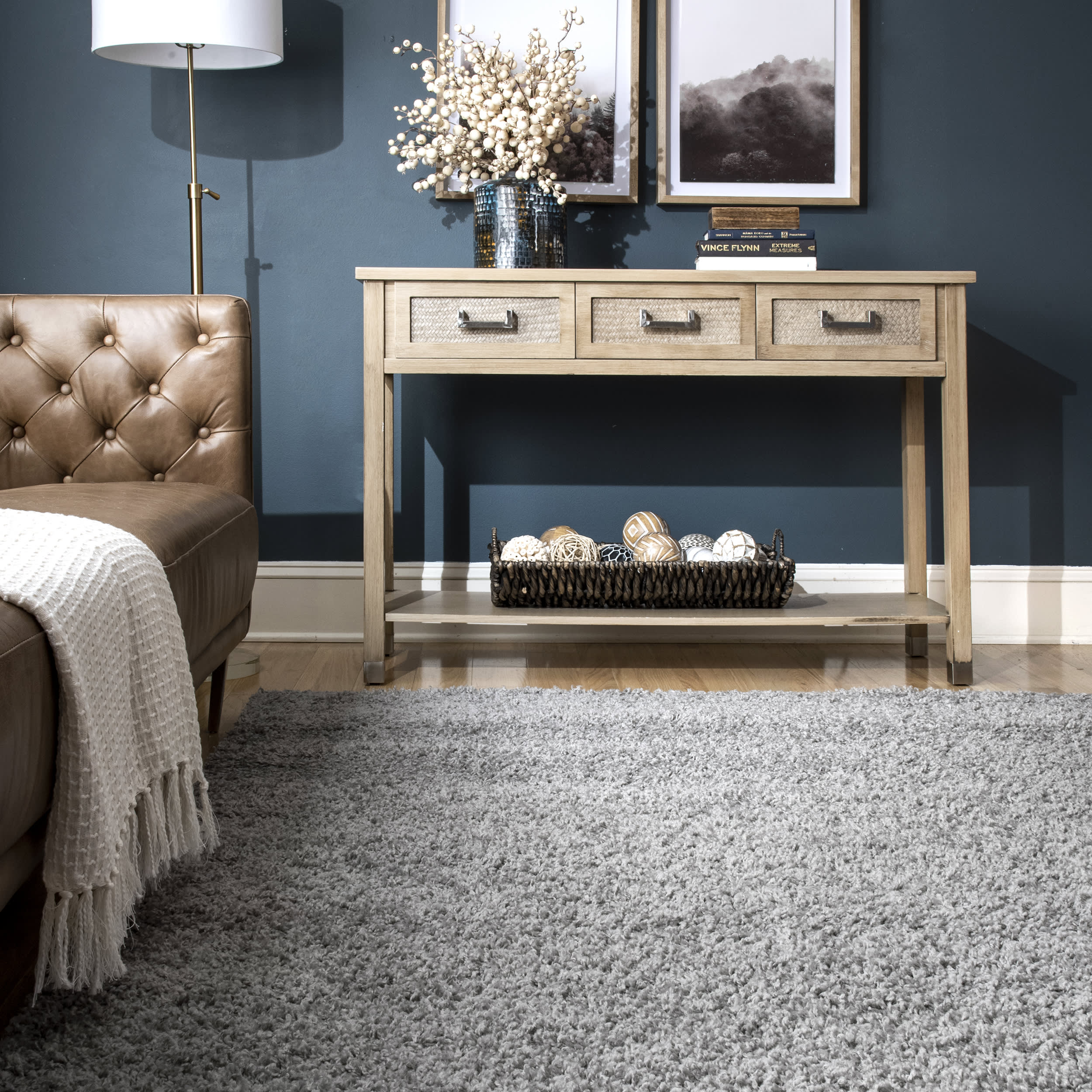 Soft Shag Rug | Grey - Image 4