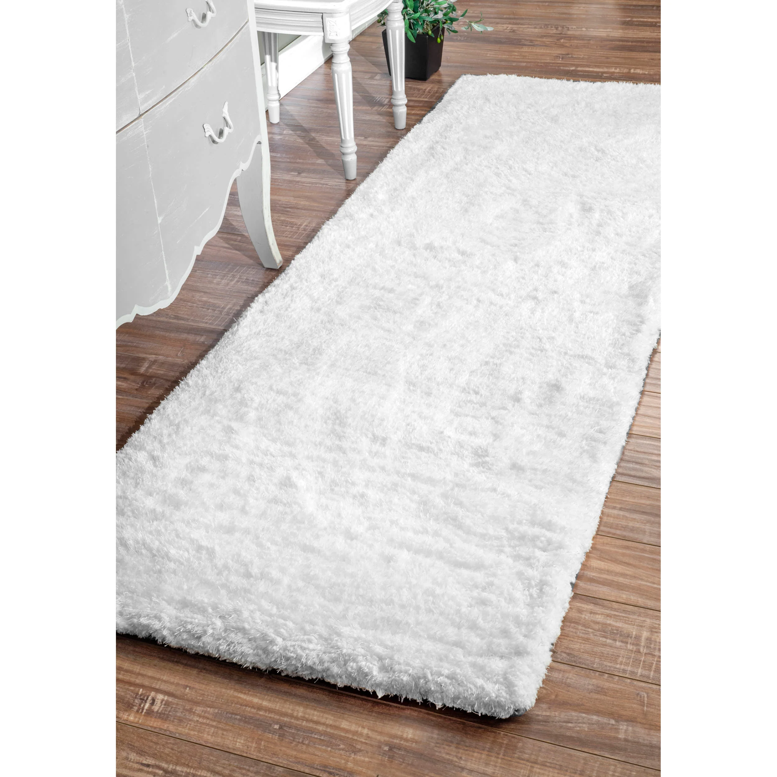 Soft Shag Rug | Snow - Image 2