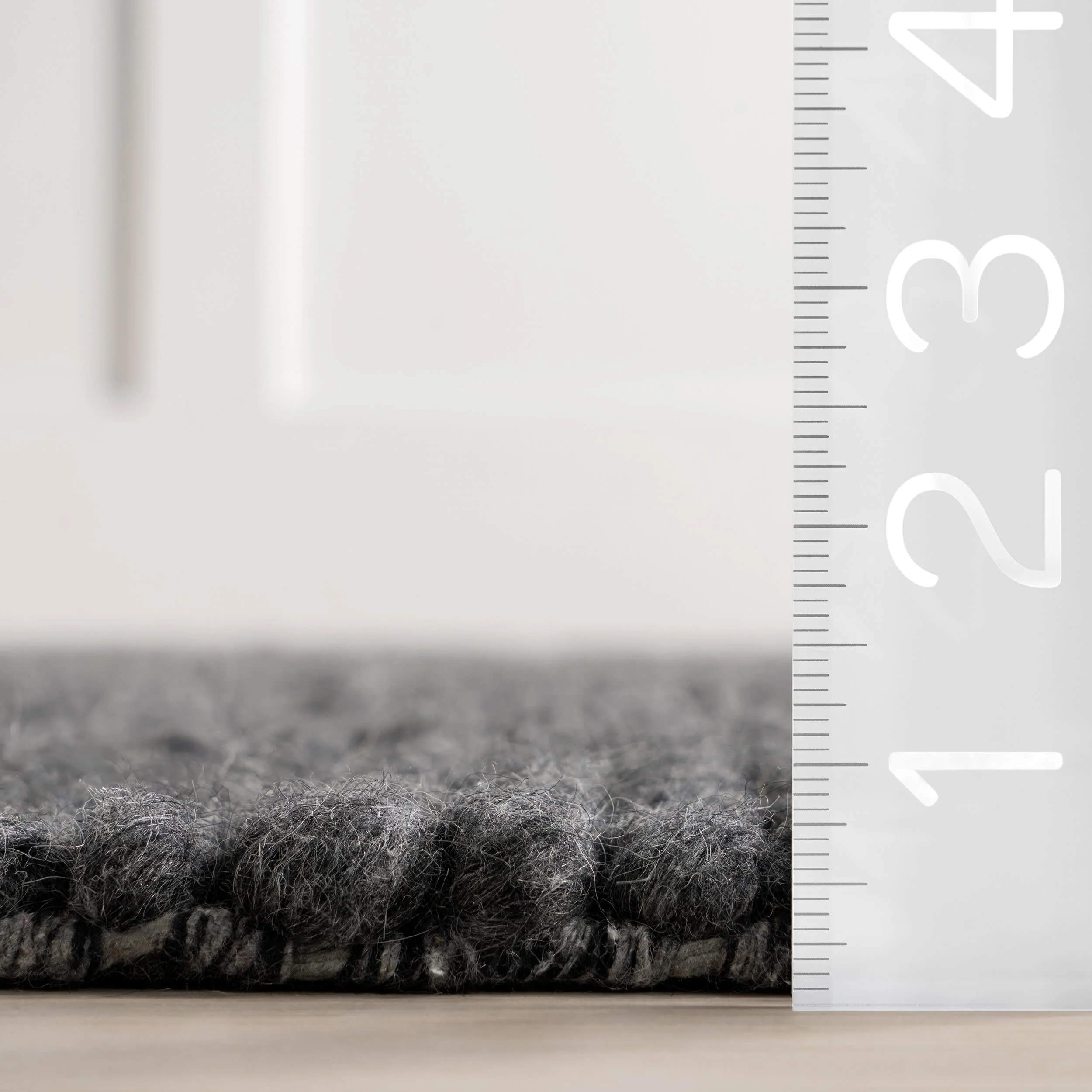 Softest Knit Wool Rug | Charcoal - Image 6