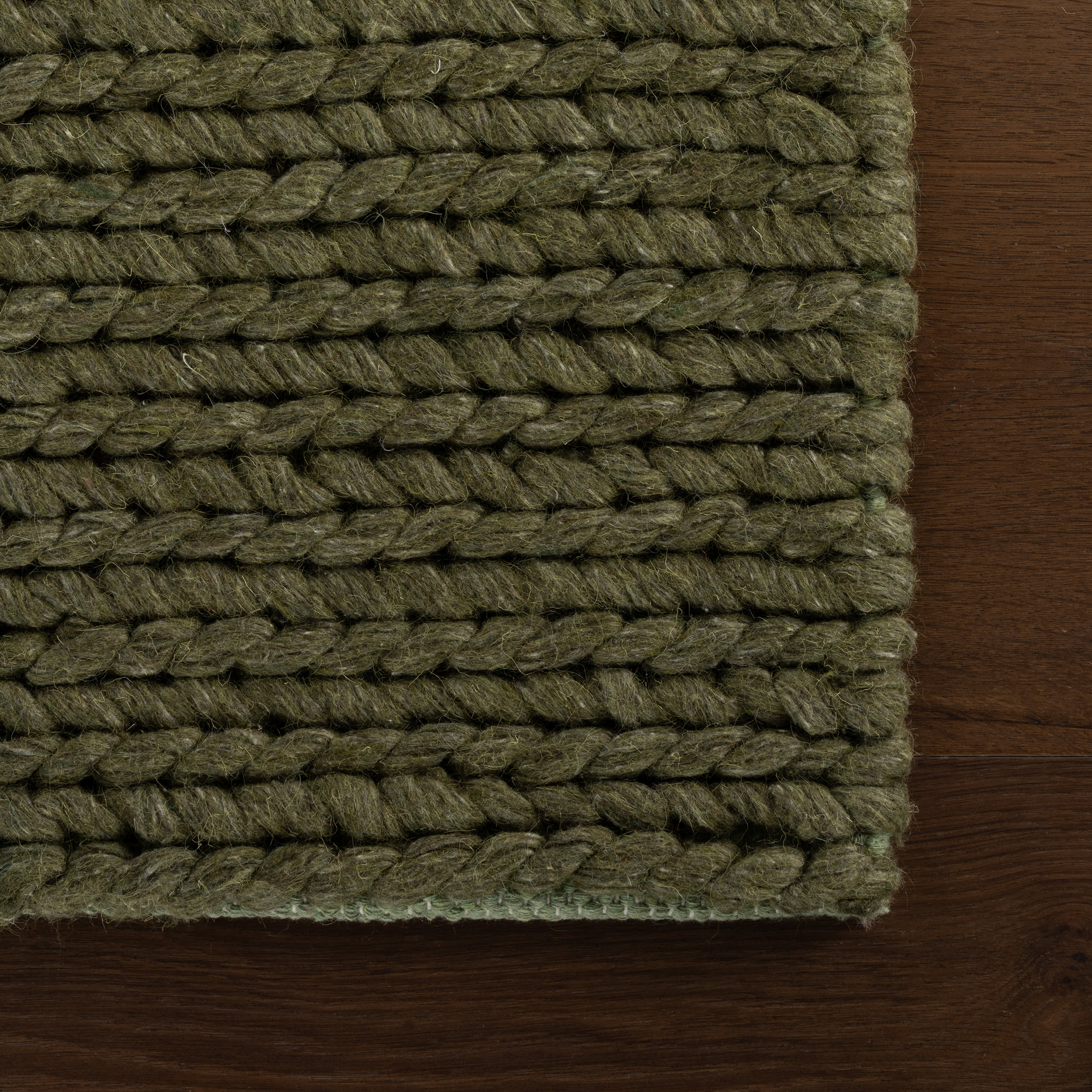 Softest Knit Wool Rug | Green - Image 4