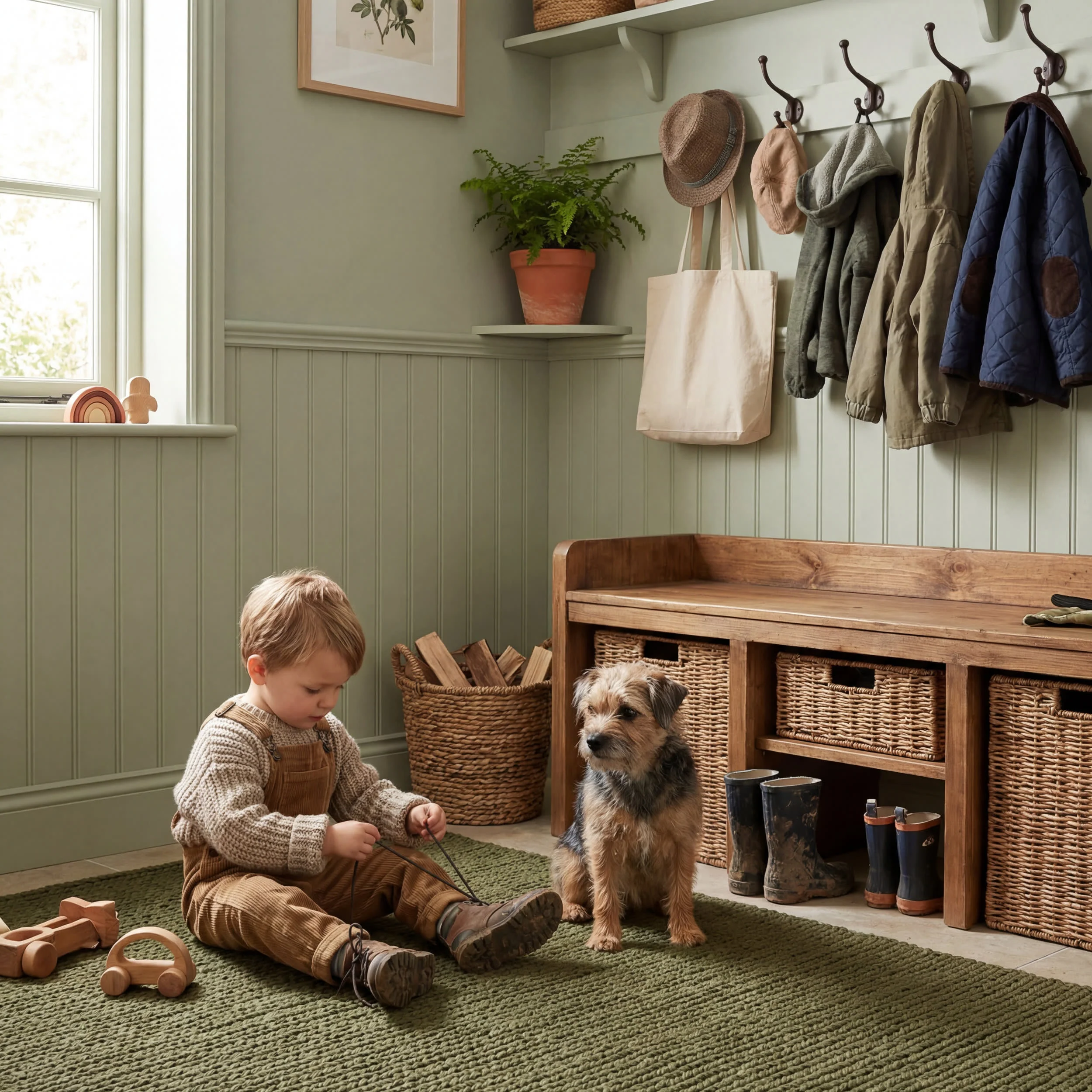 Softest Knit Wool Rug | Green - Image 9
