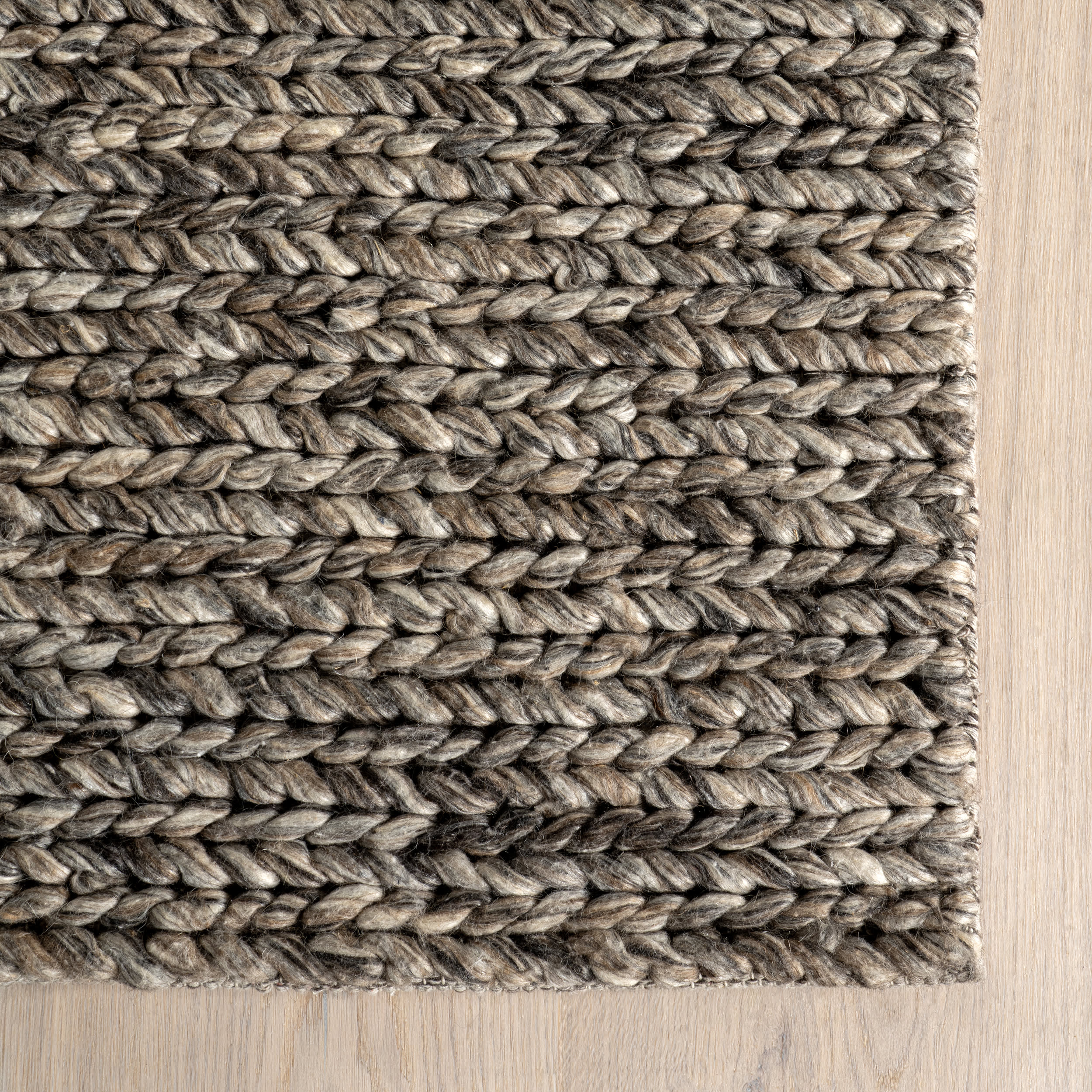 Softest Knit Wool Rug | Grey - Image 4