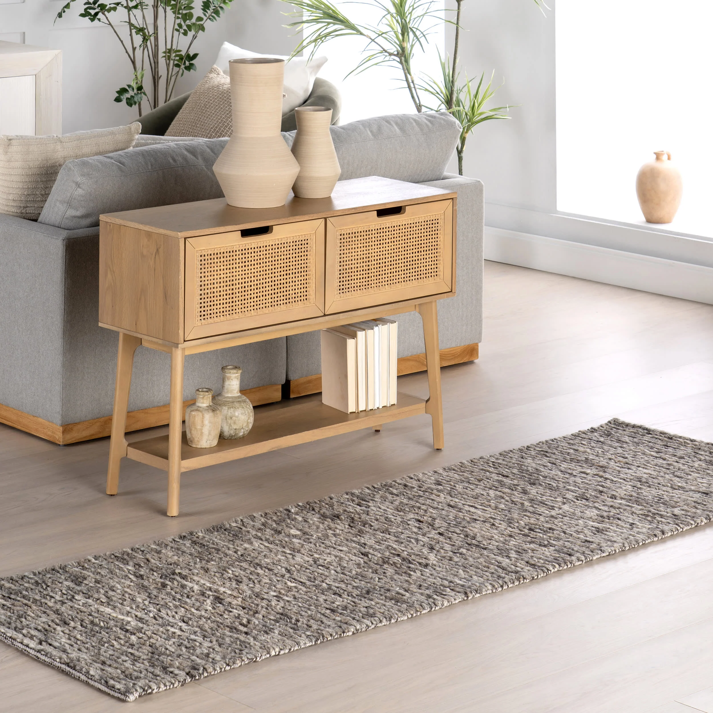Softest Knit Wool Rug | Grey - Image 2