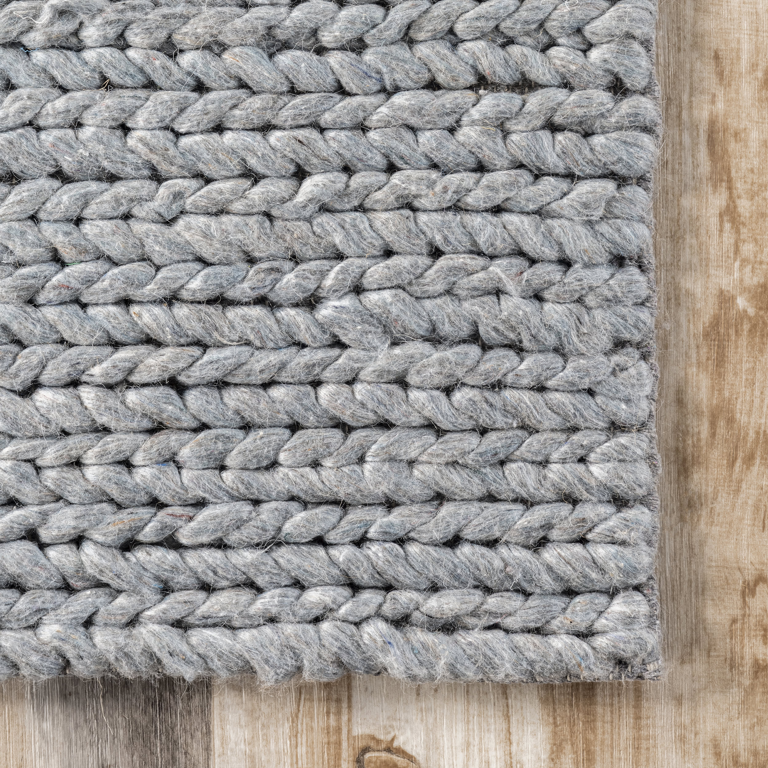 Softest Knit Wool Rug | Light Blue - Image 3