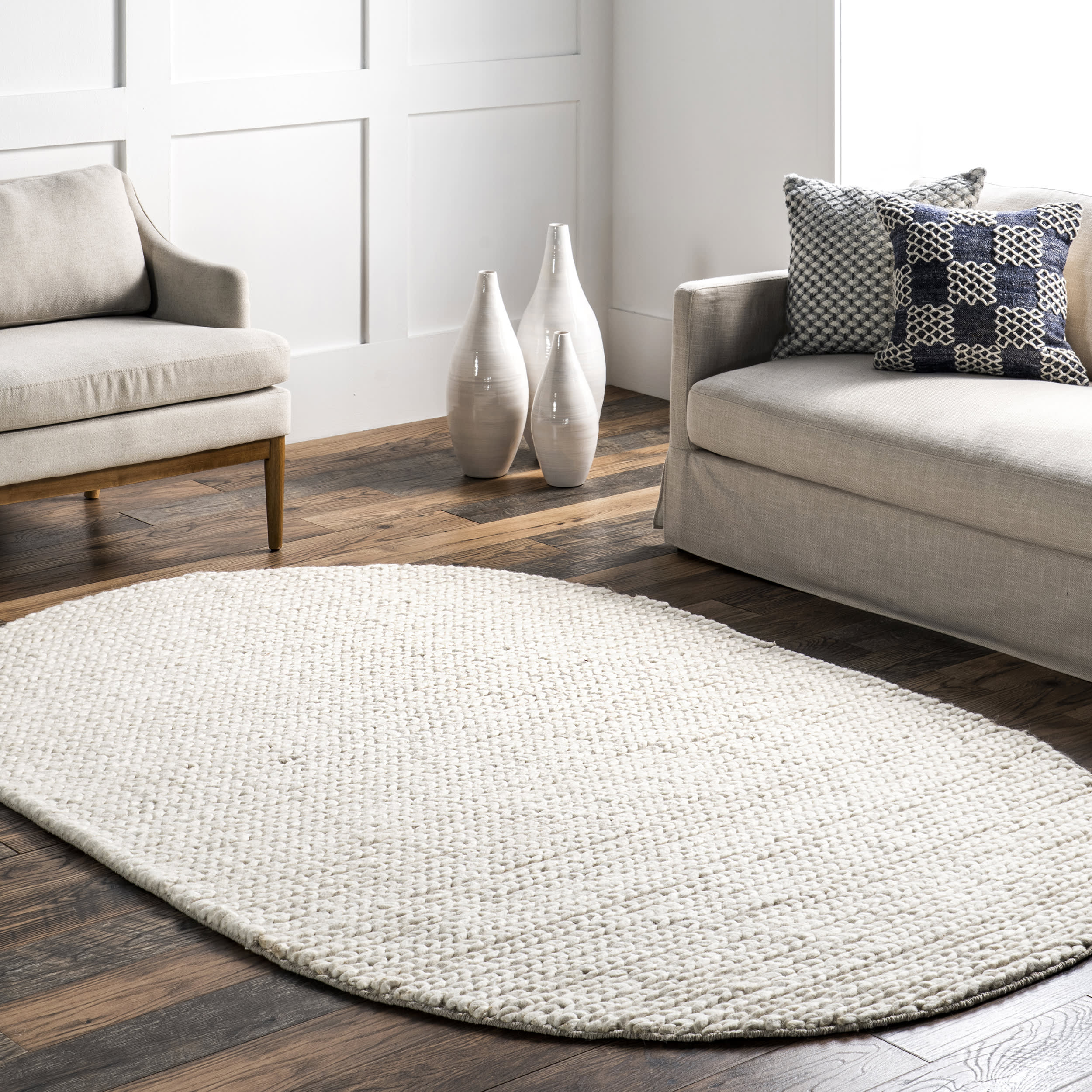 Softest Knit Wool Rug | Off White - Image 2