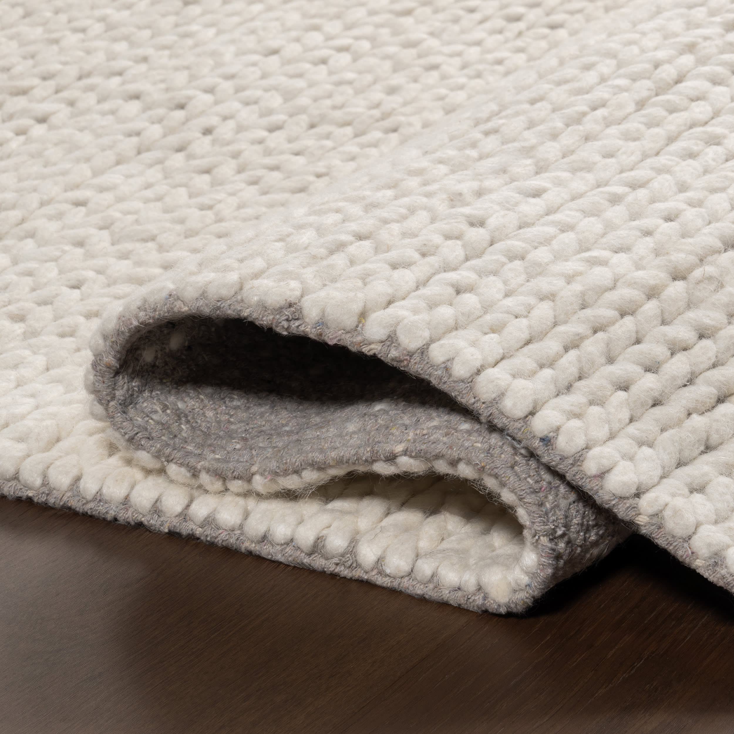 Softest Knit Wool Rug | Off White - Image 11