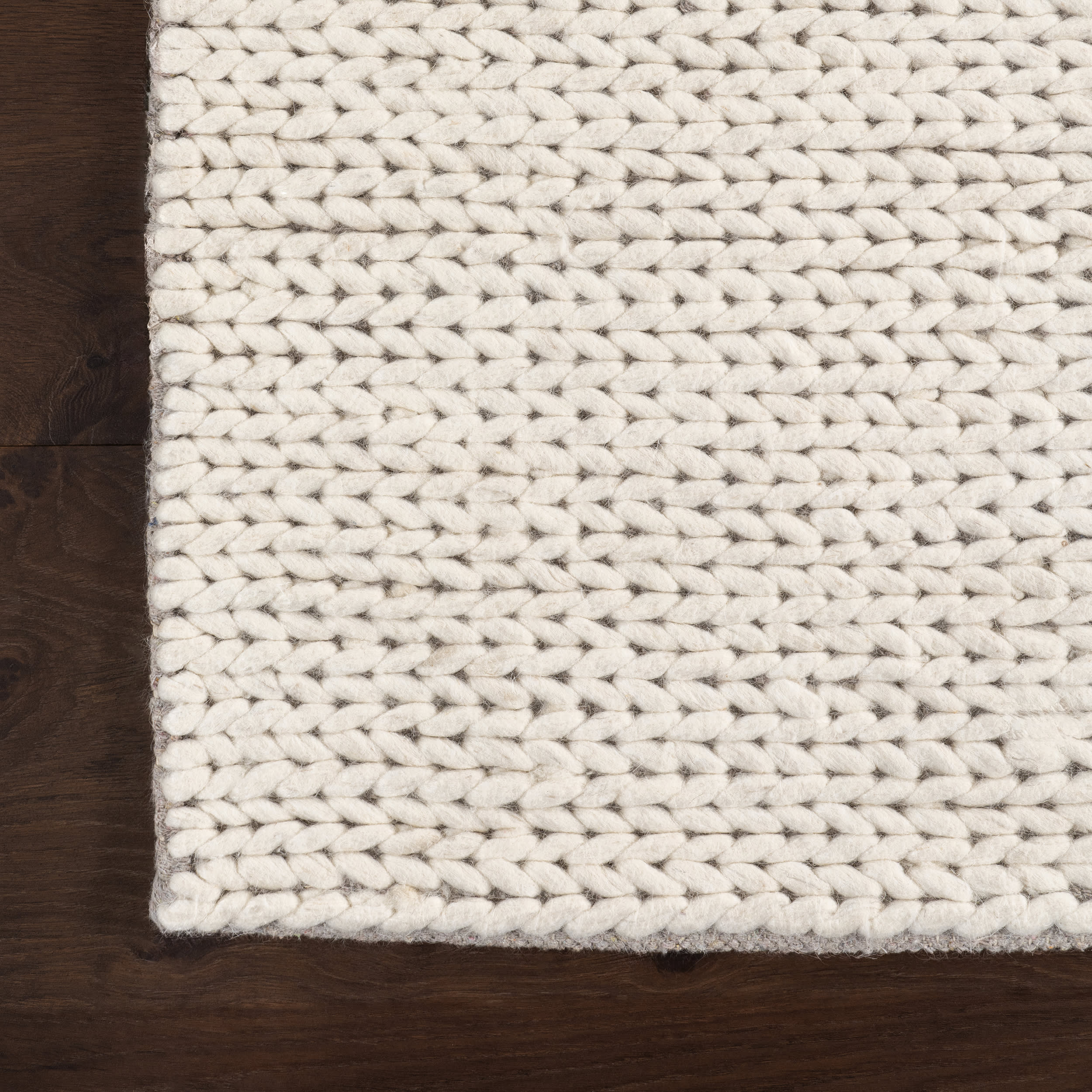 Softest Knit Wool Rug | Off White - Image 4