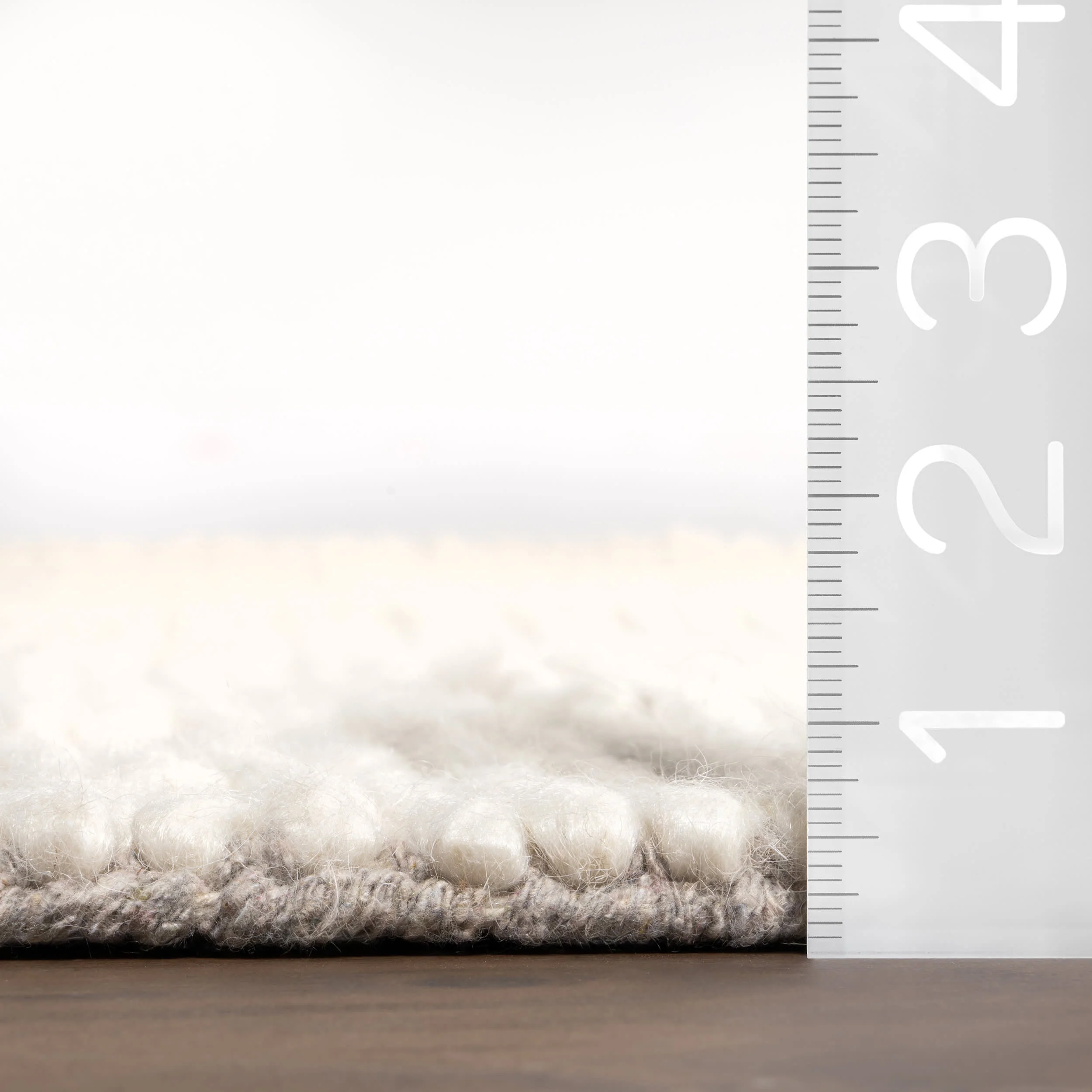 Softest Knit Wool Rug | Off White - Image 6