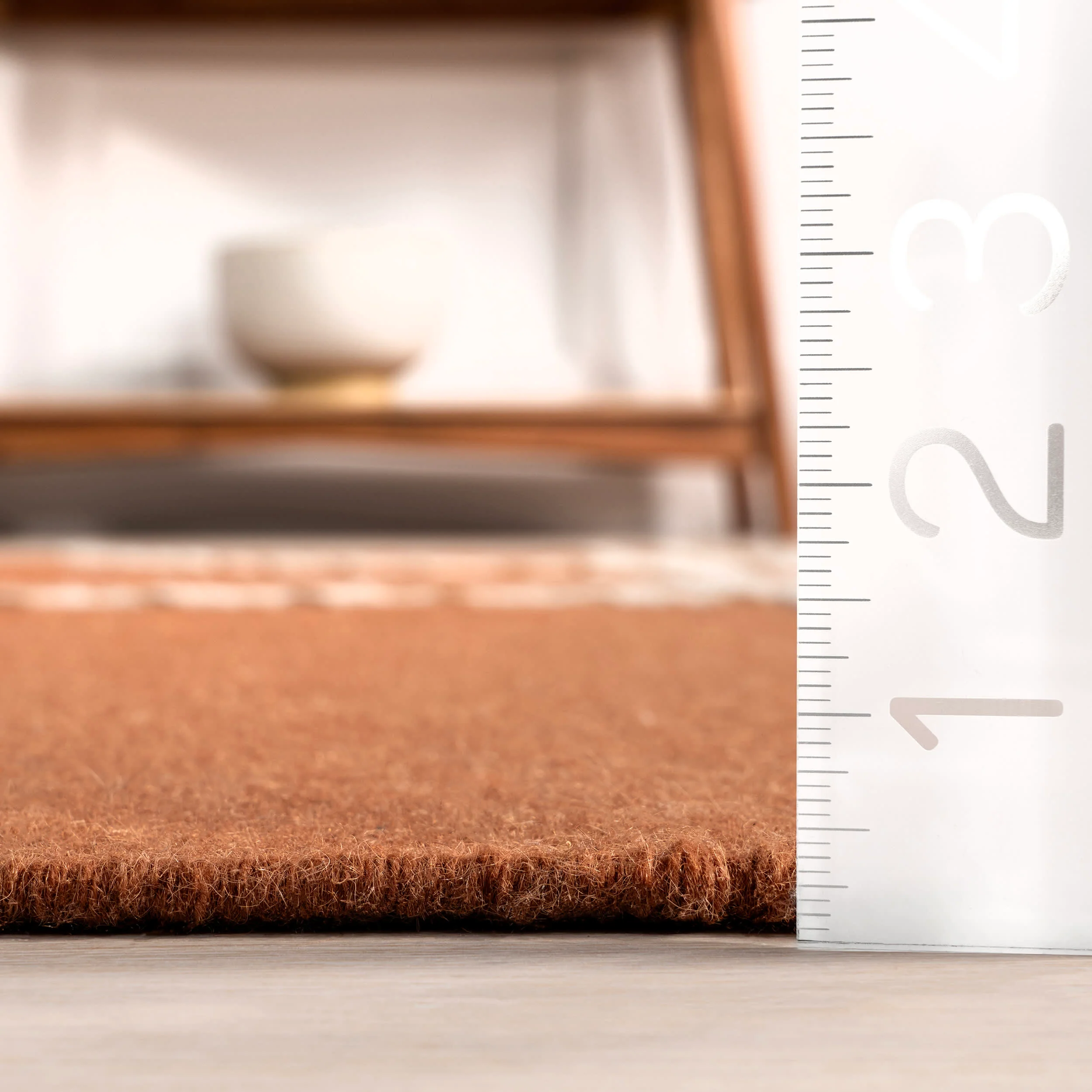 SoHo Tasseled Wool Rug | Brown - Image 4