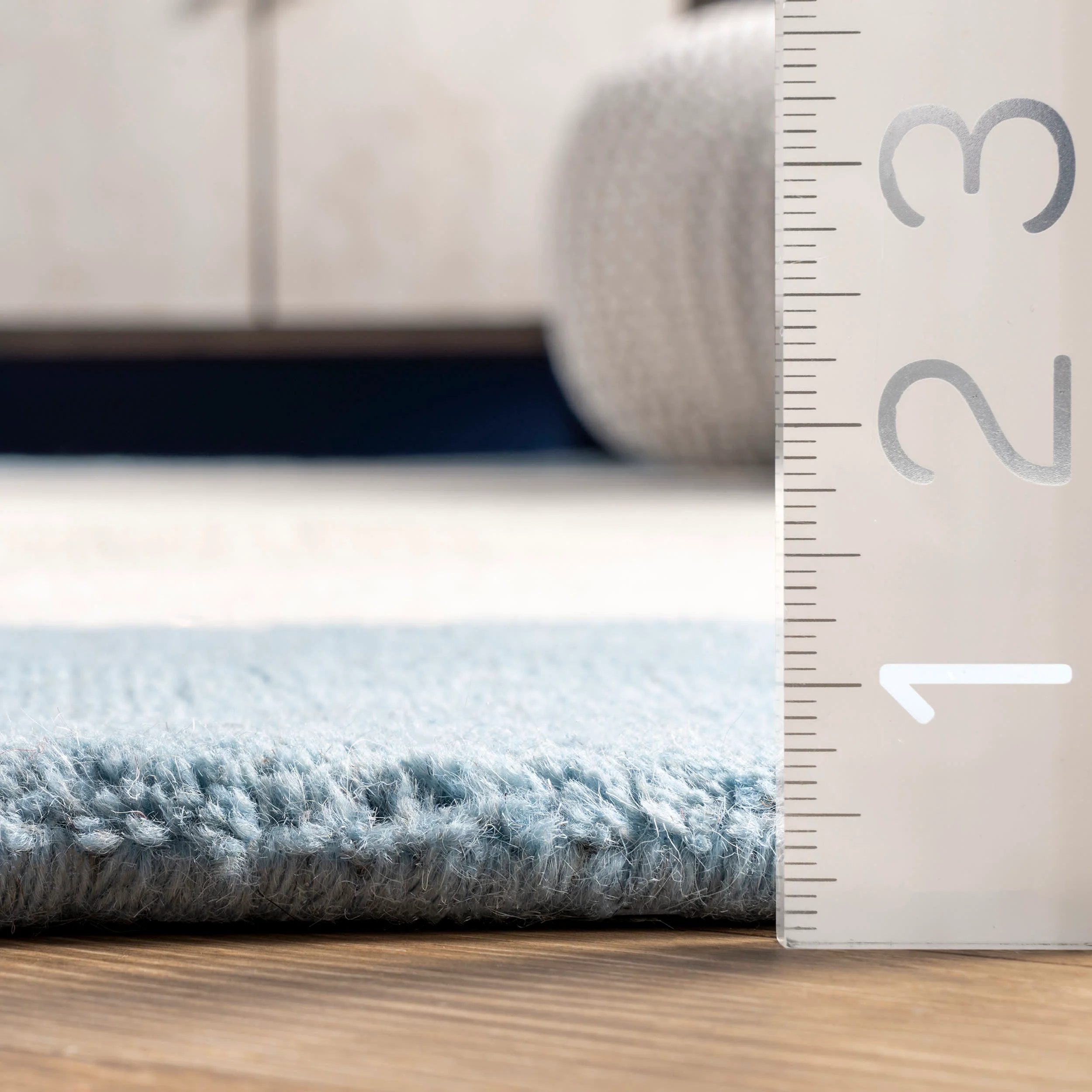 Solid Border Rug | Baby Blue - Image 5