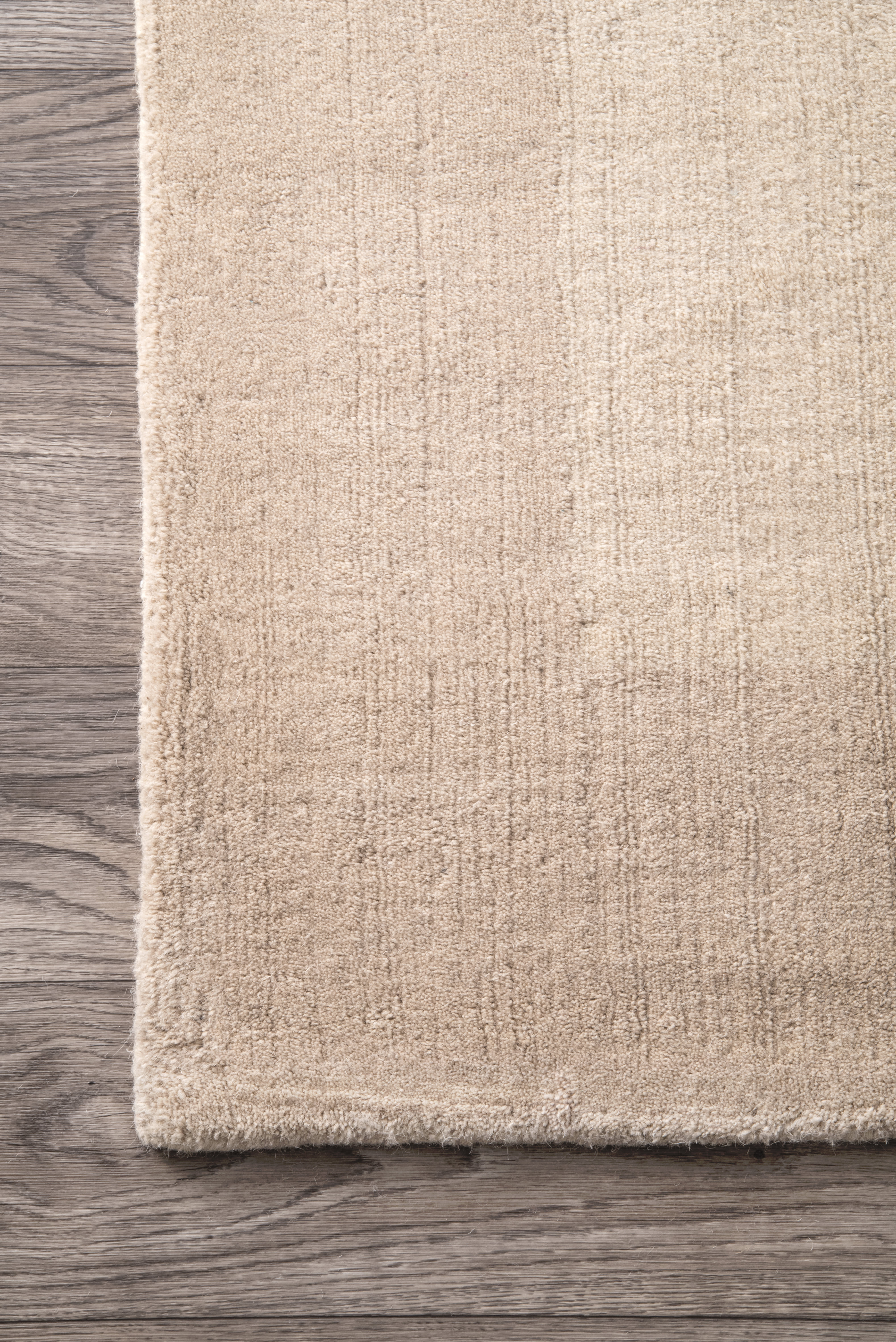 Solid Border Rug | Beige - Image 3