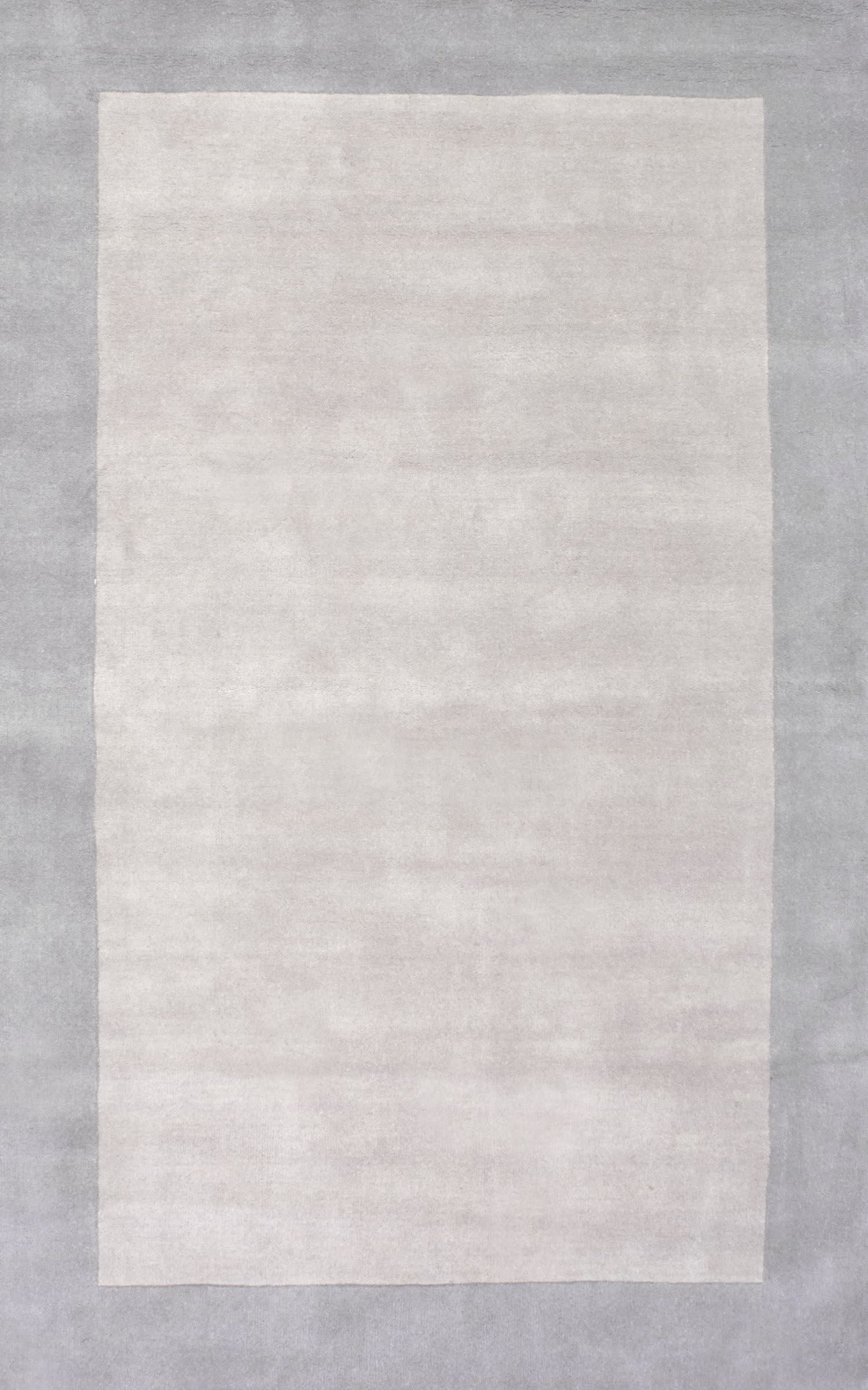 Solid Border Rug | Grey - Image 5