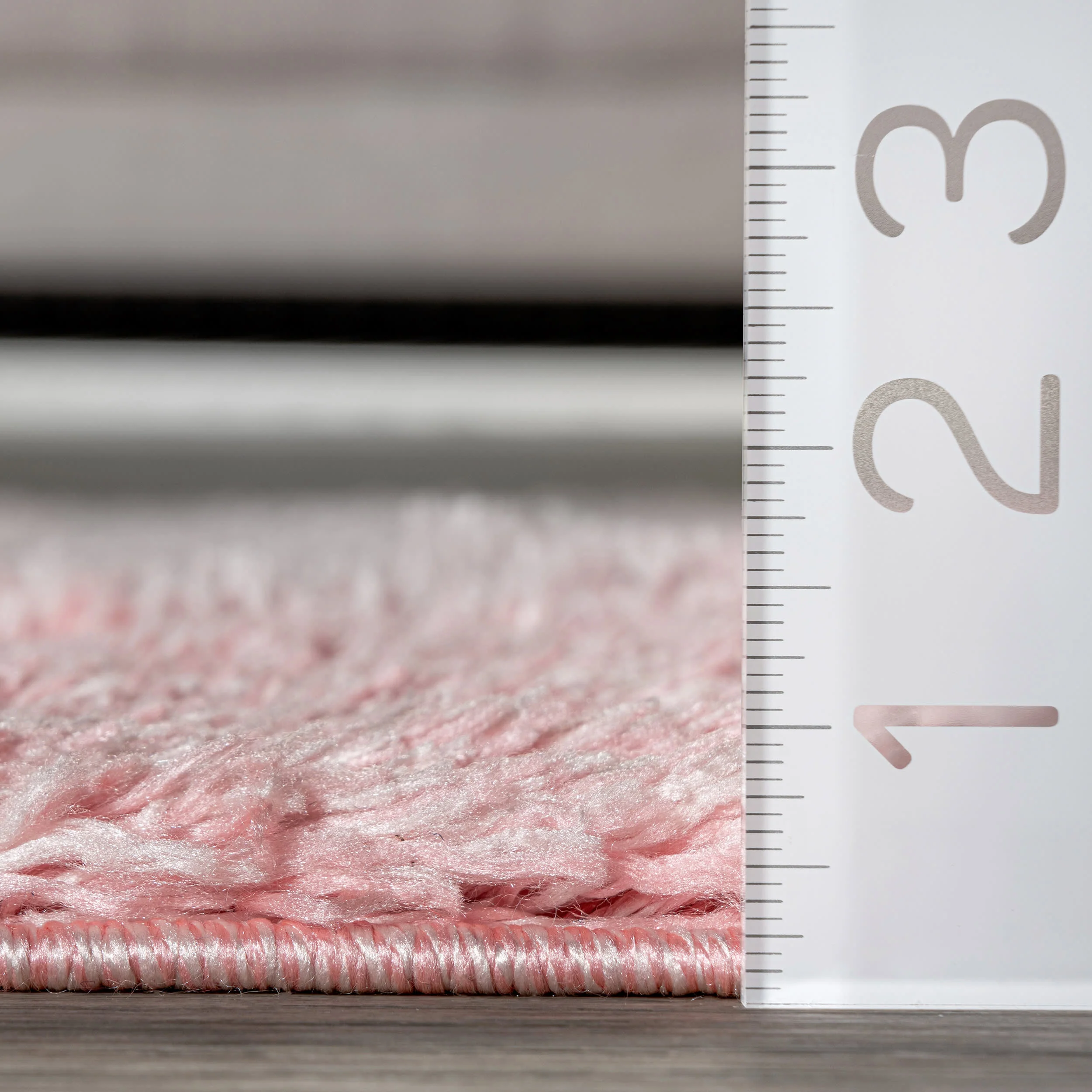 Solid Fluffy Rug | Baby Pink - Image 5