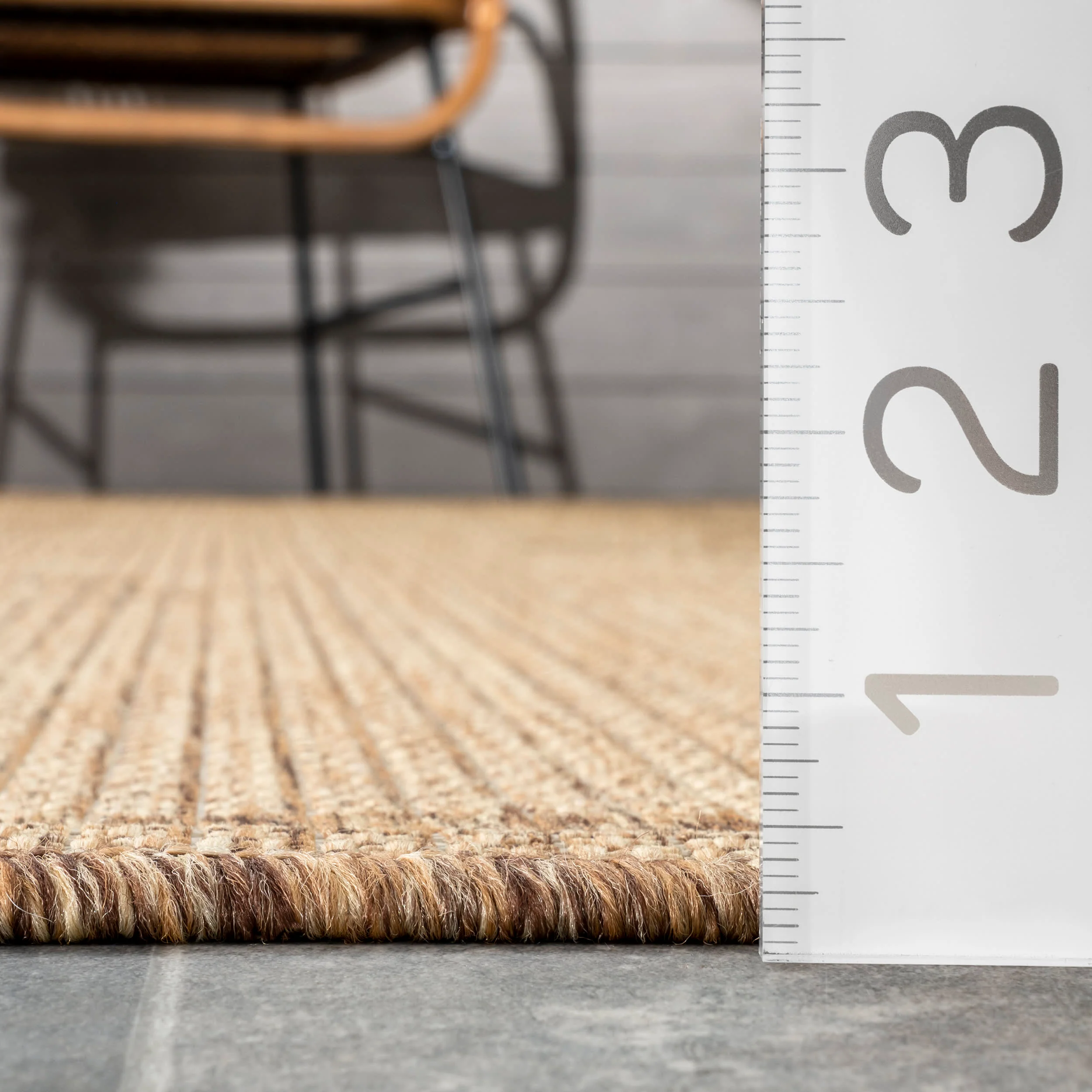 Sonia Geometric Indoor/Outdoor Rug | Beige - Image 5
