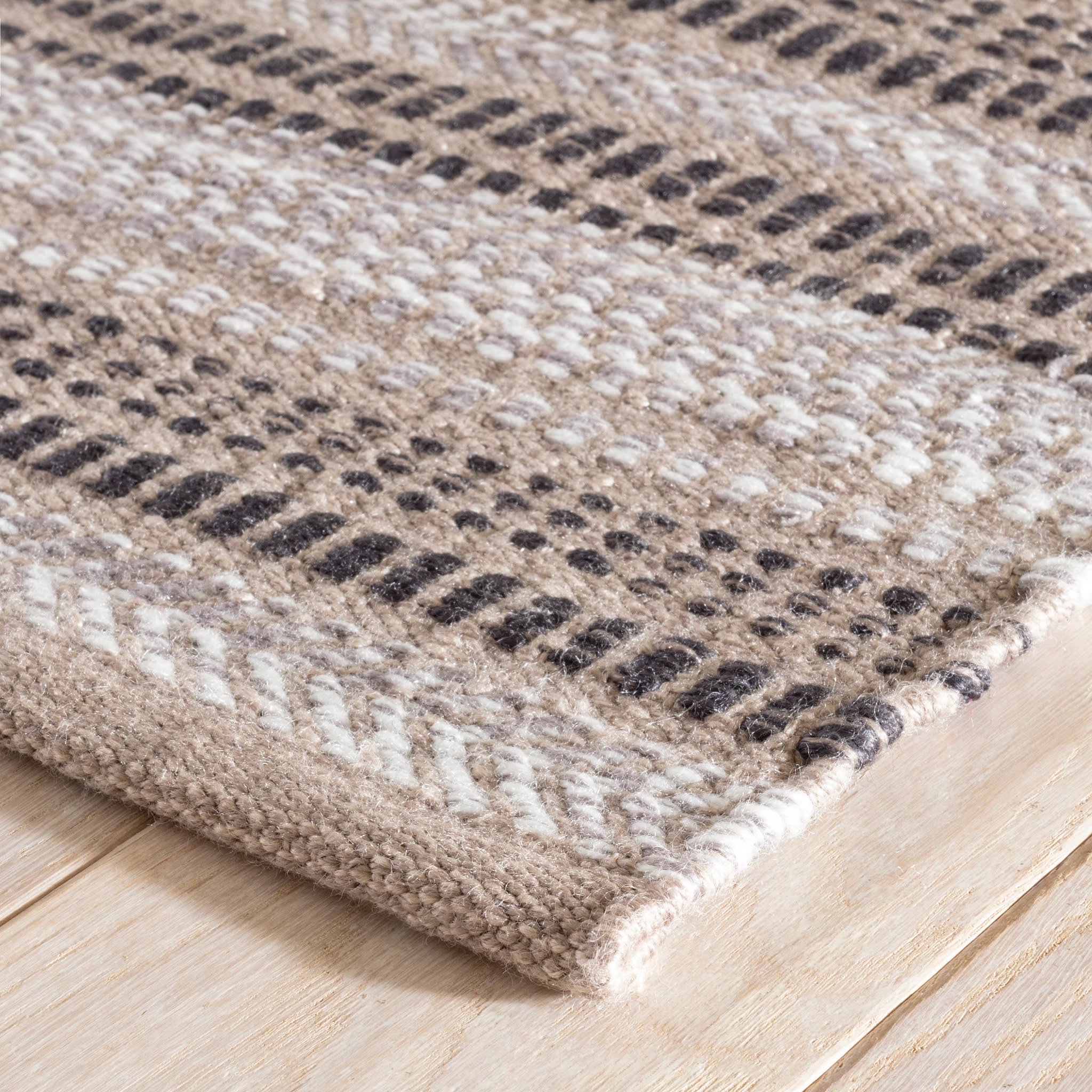 Sooner Than Later Handwoven Indoor/Outdoor Rug | Neutral - Image 4