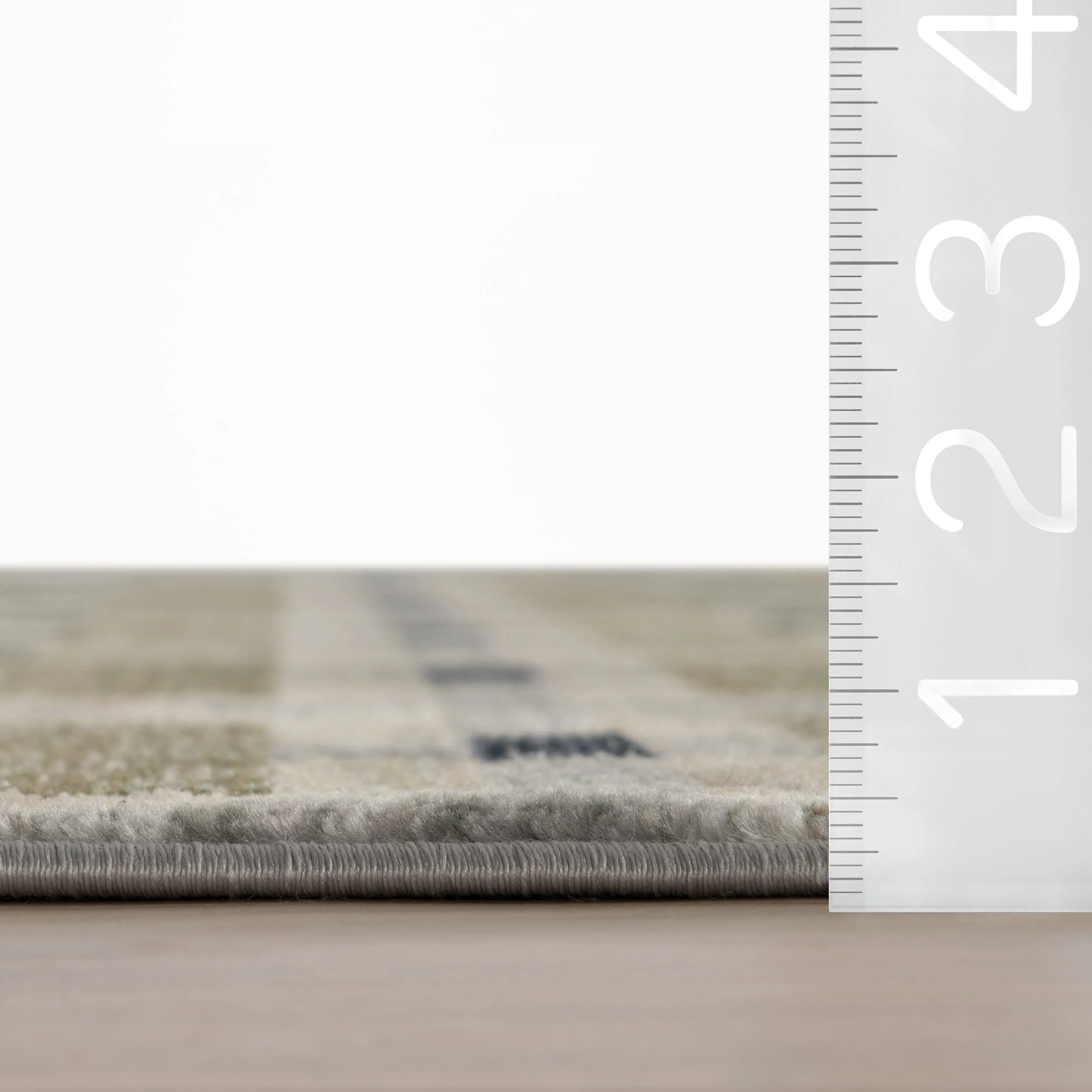 Sorelle Modern Plaid Rug | Green - Image 6