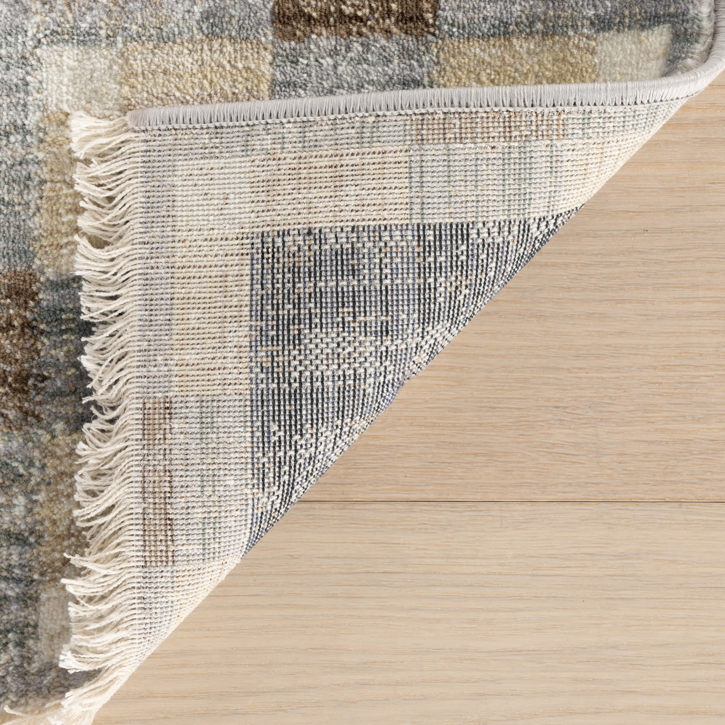 Sorelle Modern Plaid Rug | Navy - Image 8