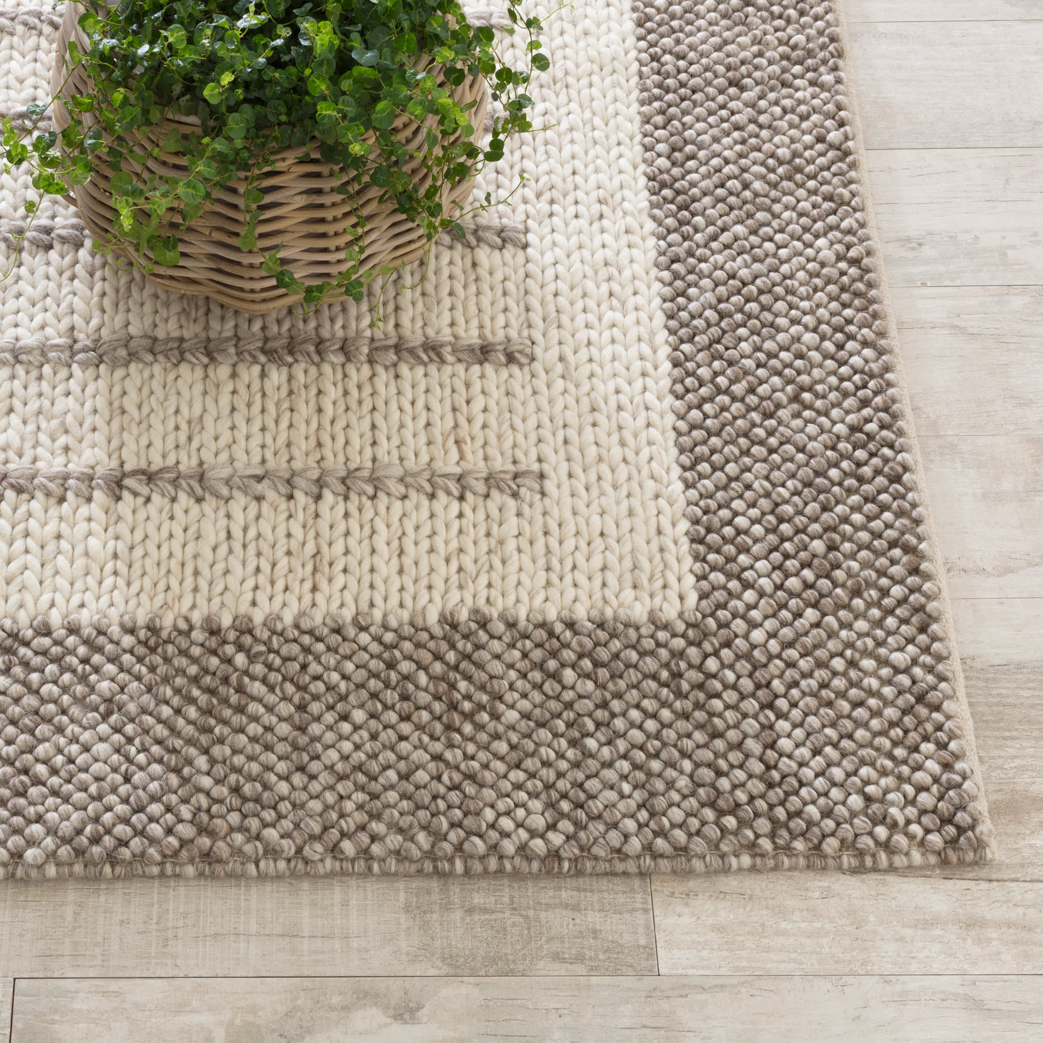 Sorrel Handwoven Wool Rug | Neutral - Image 4