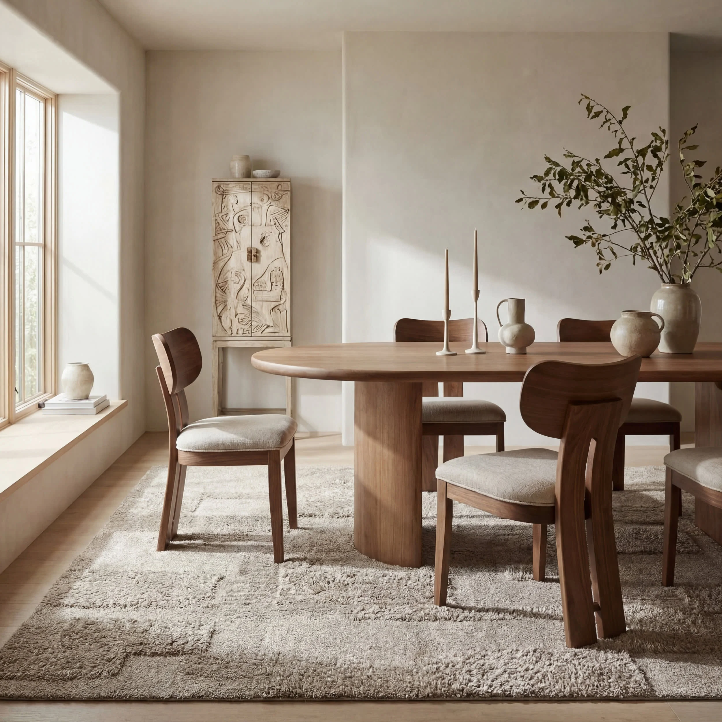 Sorvelle Modern Solid Wool Rug | Grey - Image 7