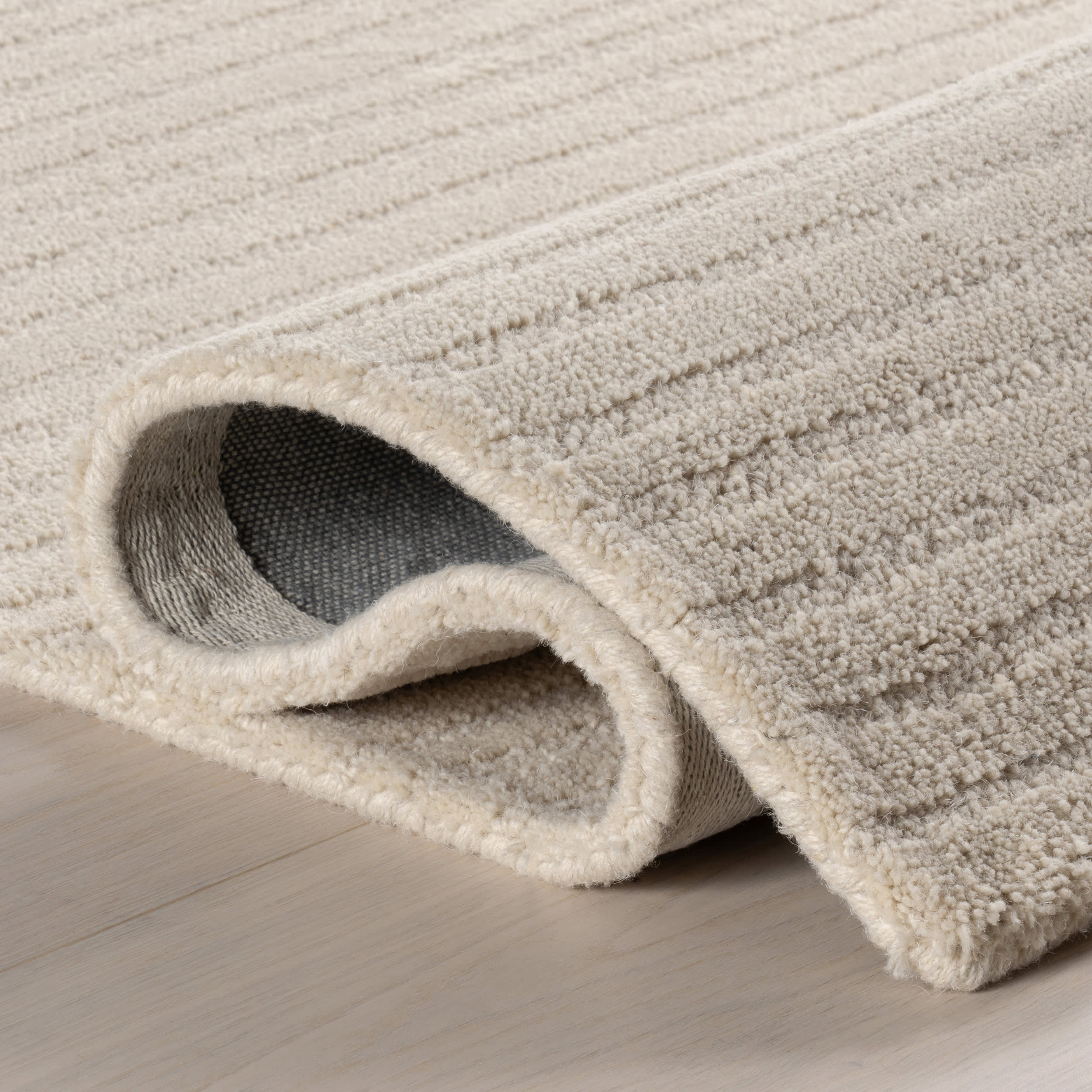Southwest Striped Wool Rug | Beige - Image 8