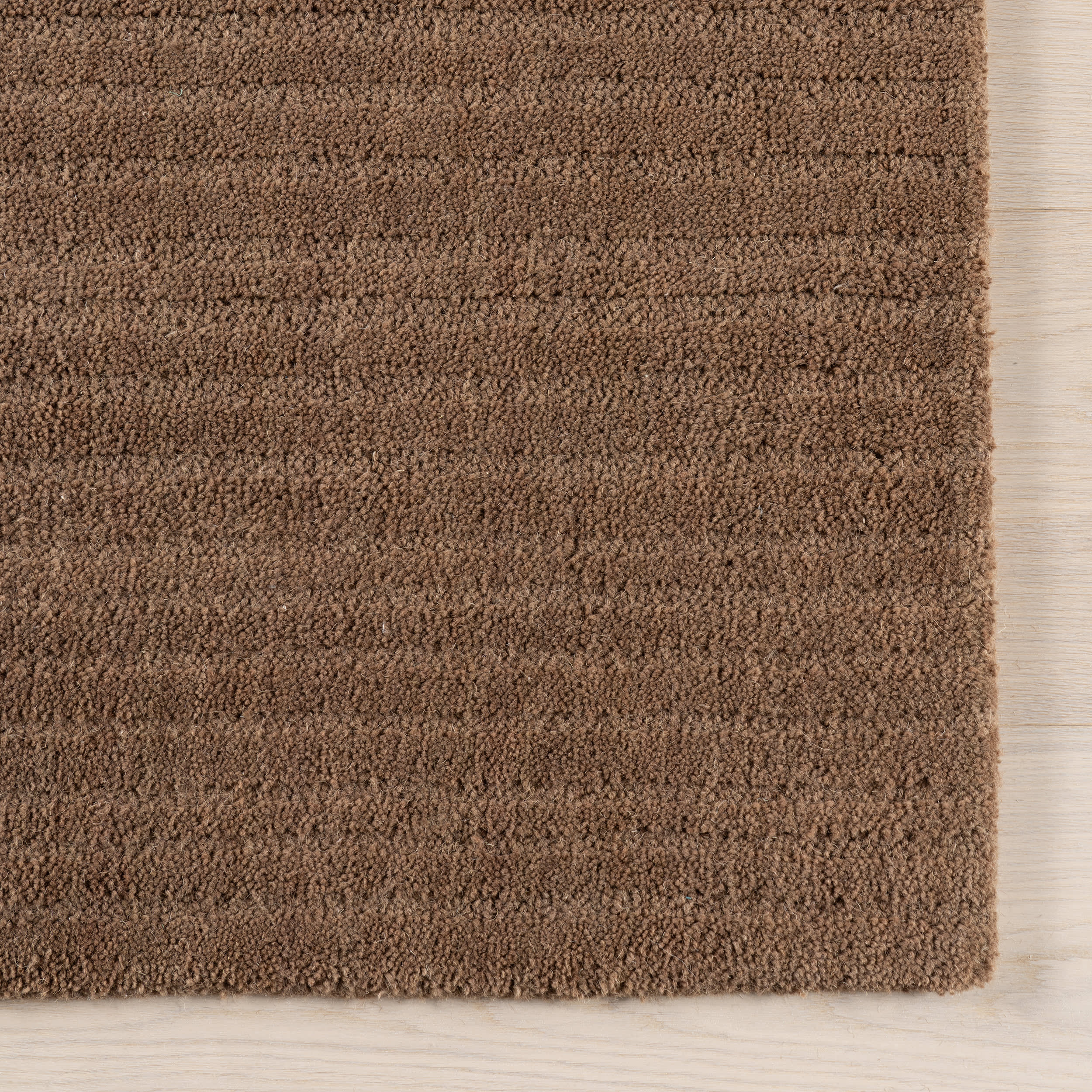 Southwest Striped Wool Rug | Dark Brown - Image 4
