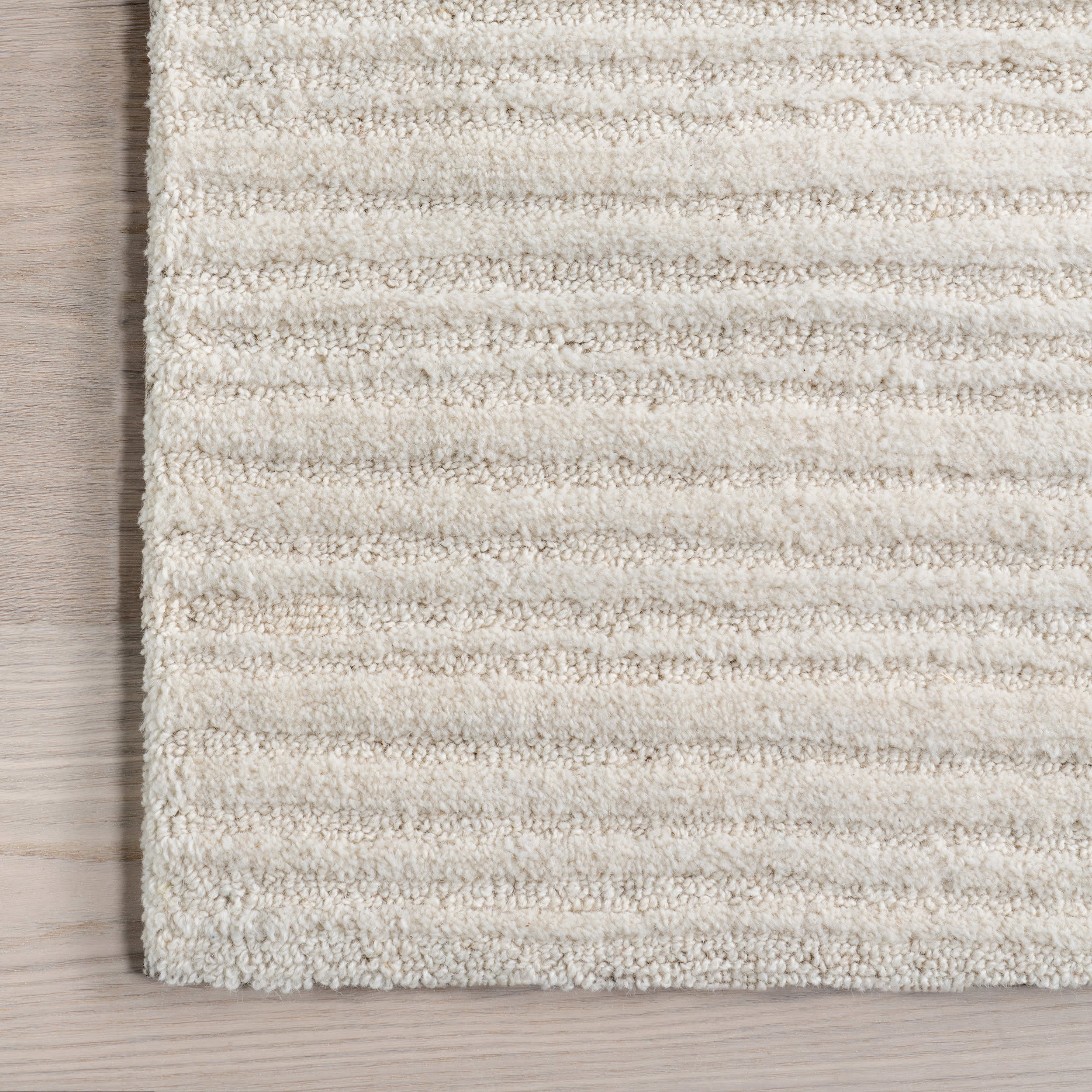 Southwest Striped Wool Rug | Ivory - Image 3