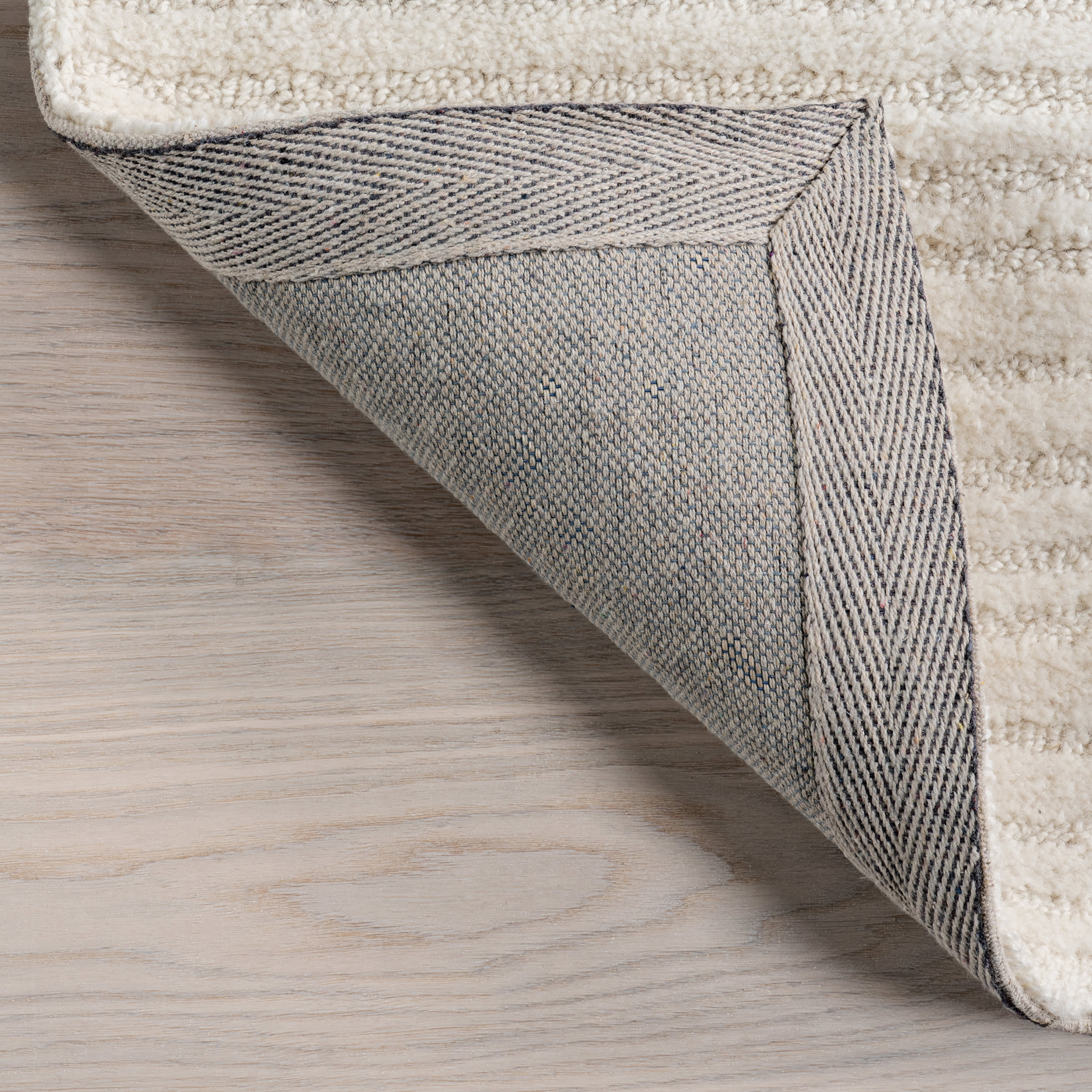 Southwest Striped Wool Rug | Ivory - Image 5
