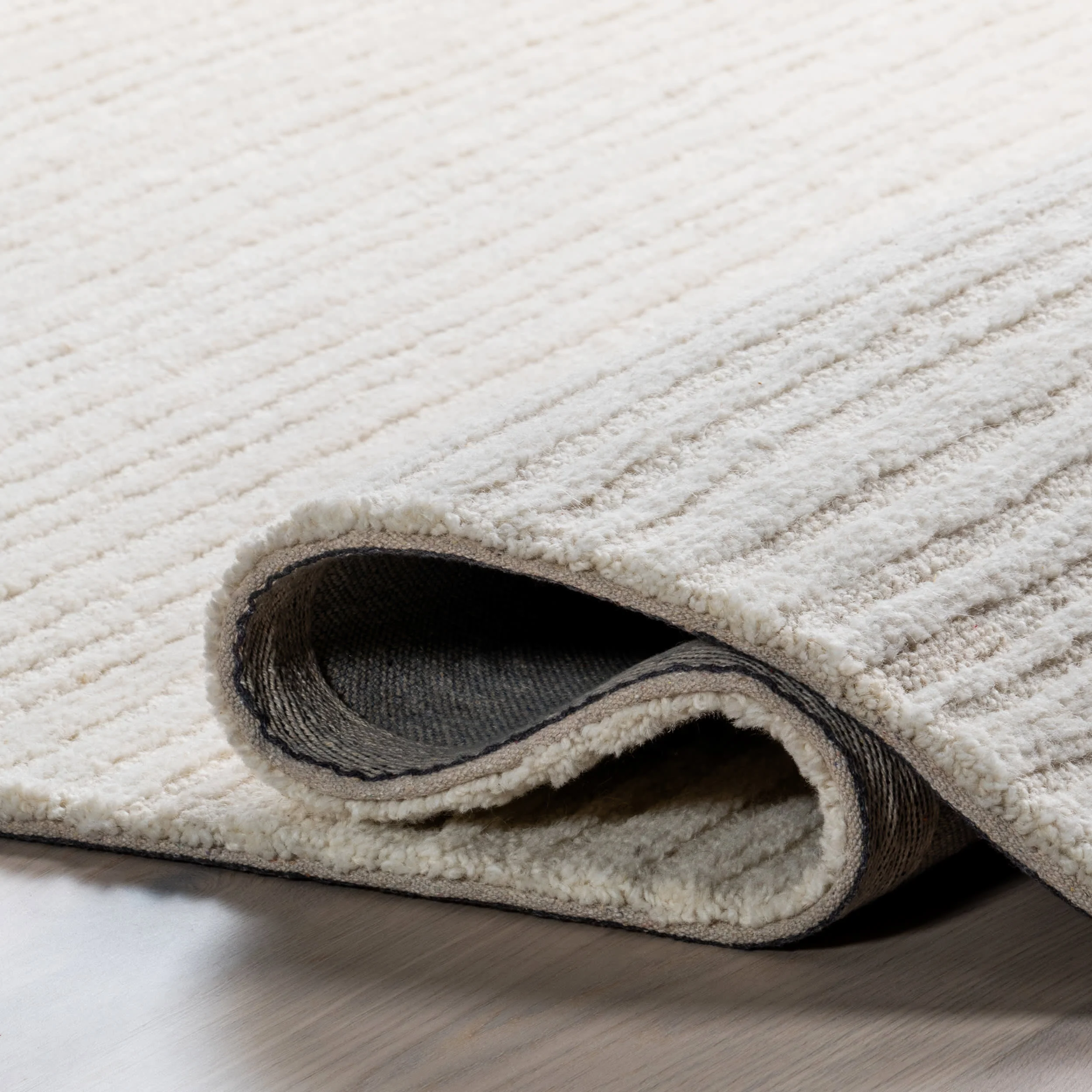 Southwest Striped Wool Rug | Ivory - Image 6