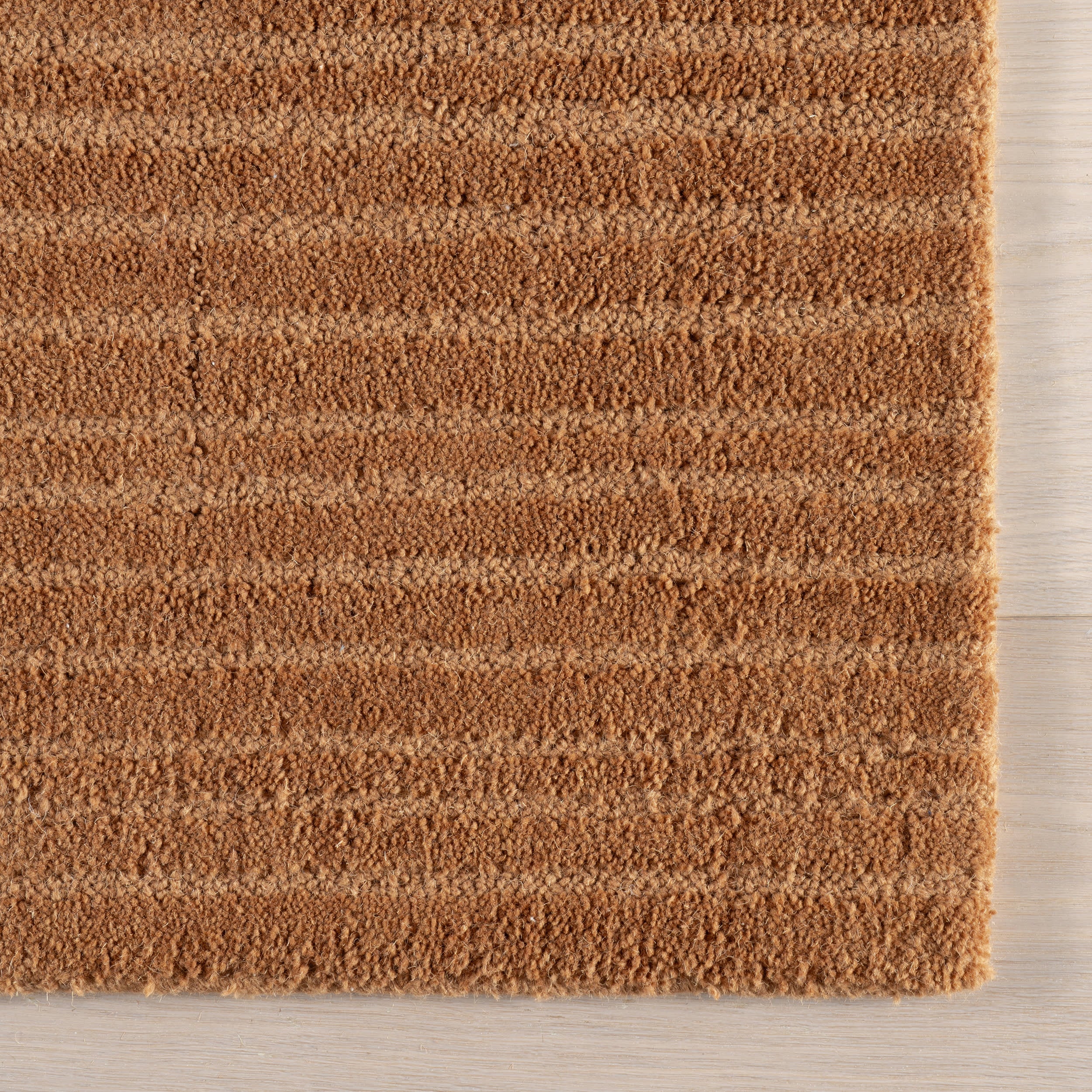 Southwest Striped Wool Rug | Rust - Image 4